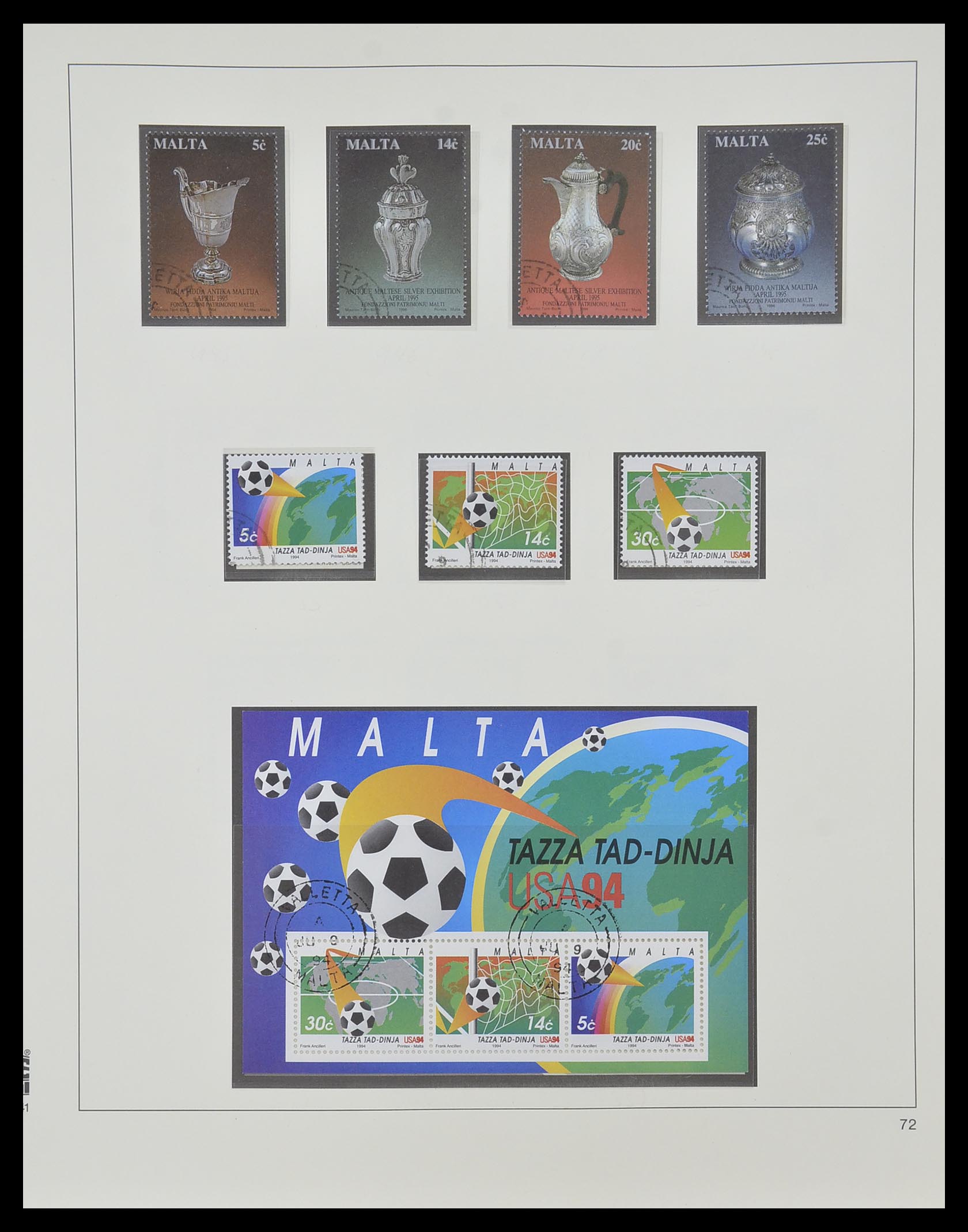 33968 162 - Postzegelverzameling 33968 Malta 1861-2001.