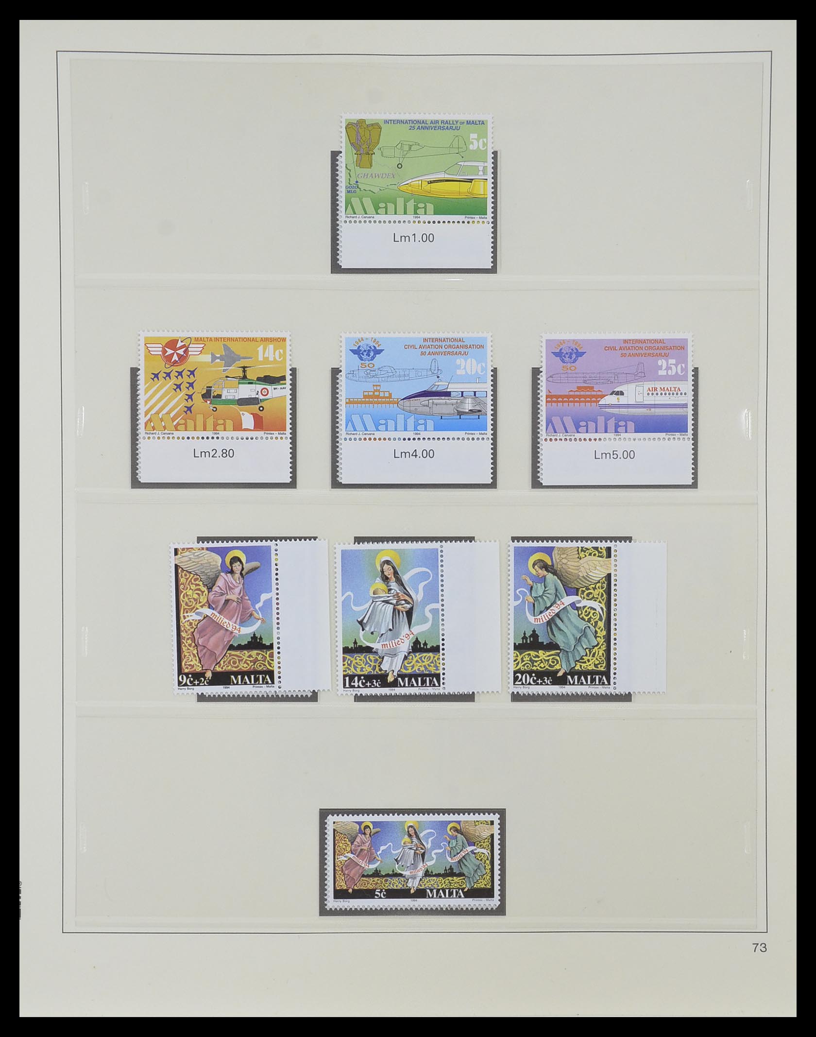 33968 163 - Postzegelverzameling 33968 Malta 1861-2001.