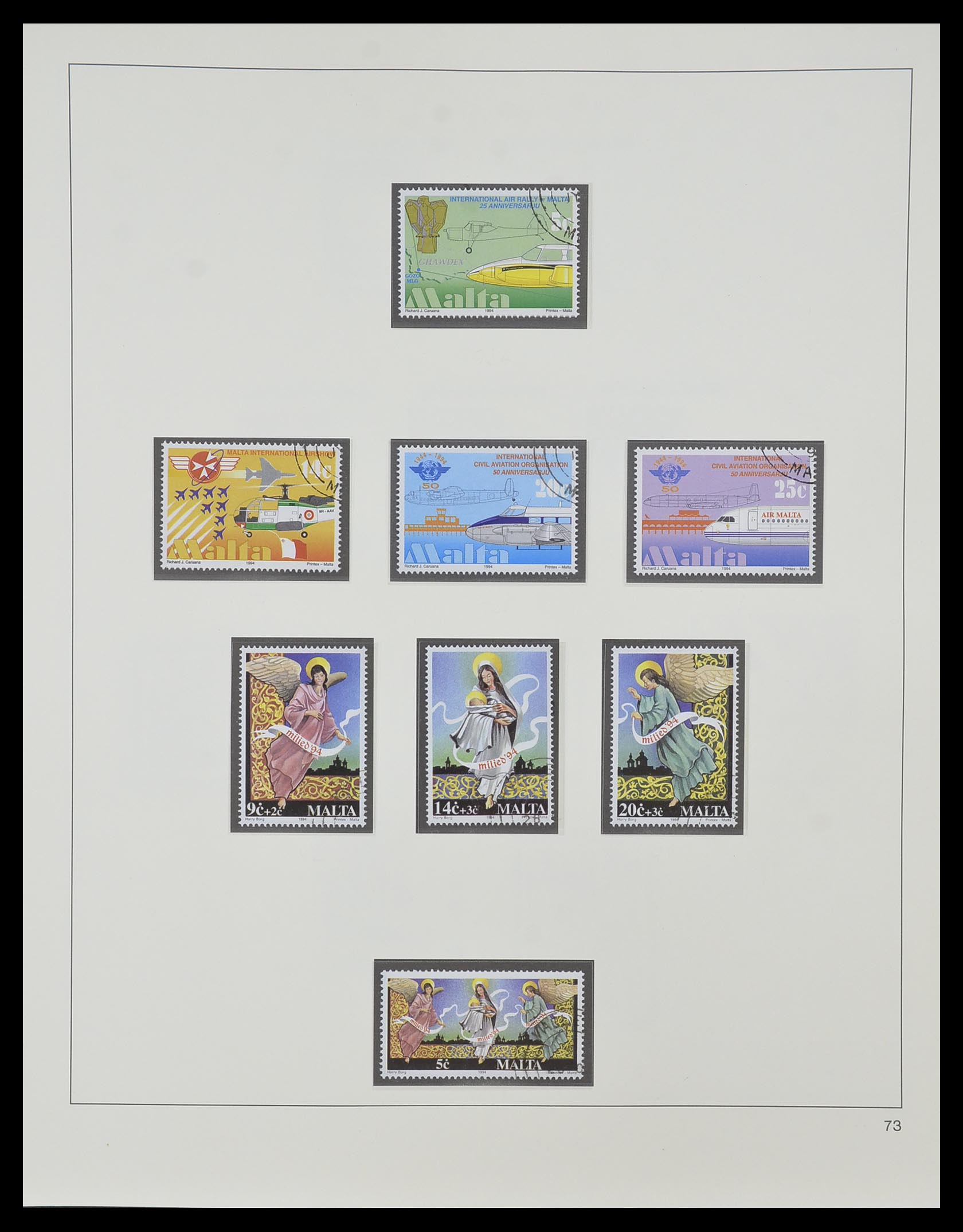 33968 164 - Postzegelverzameling 33968 Malta 1861-2001.
