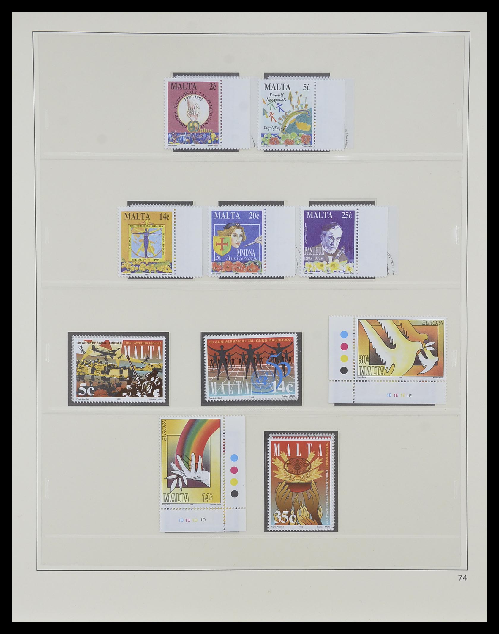 33968 165 - Postzegelverzameling 33968 Malta 1861-2001.