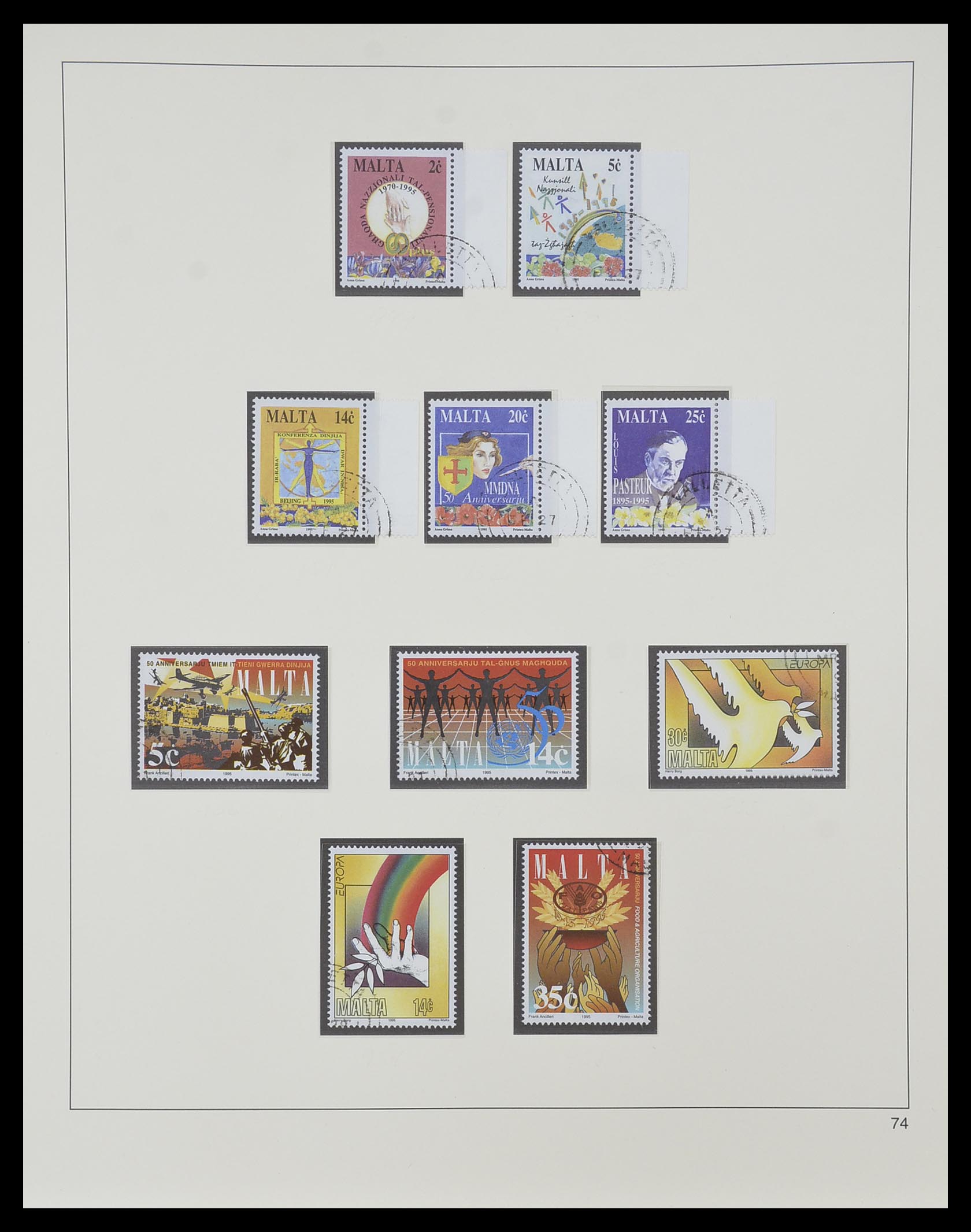 33968 166 - Postzegelverzameling 33968 Malta 1861-2001.