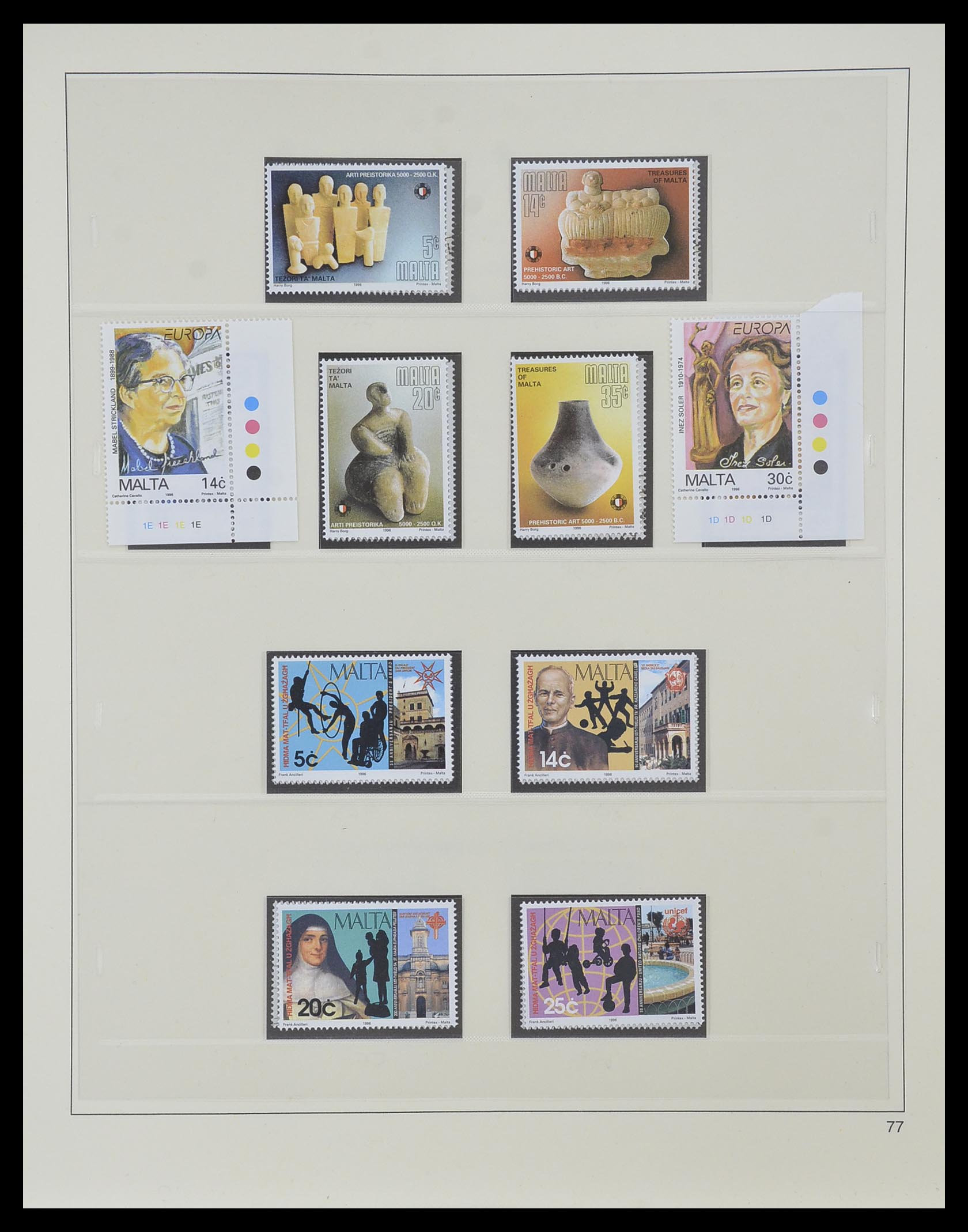 33968 171 - Postzegelverzameling 33968 Malta 1861-2001.