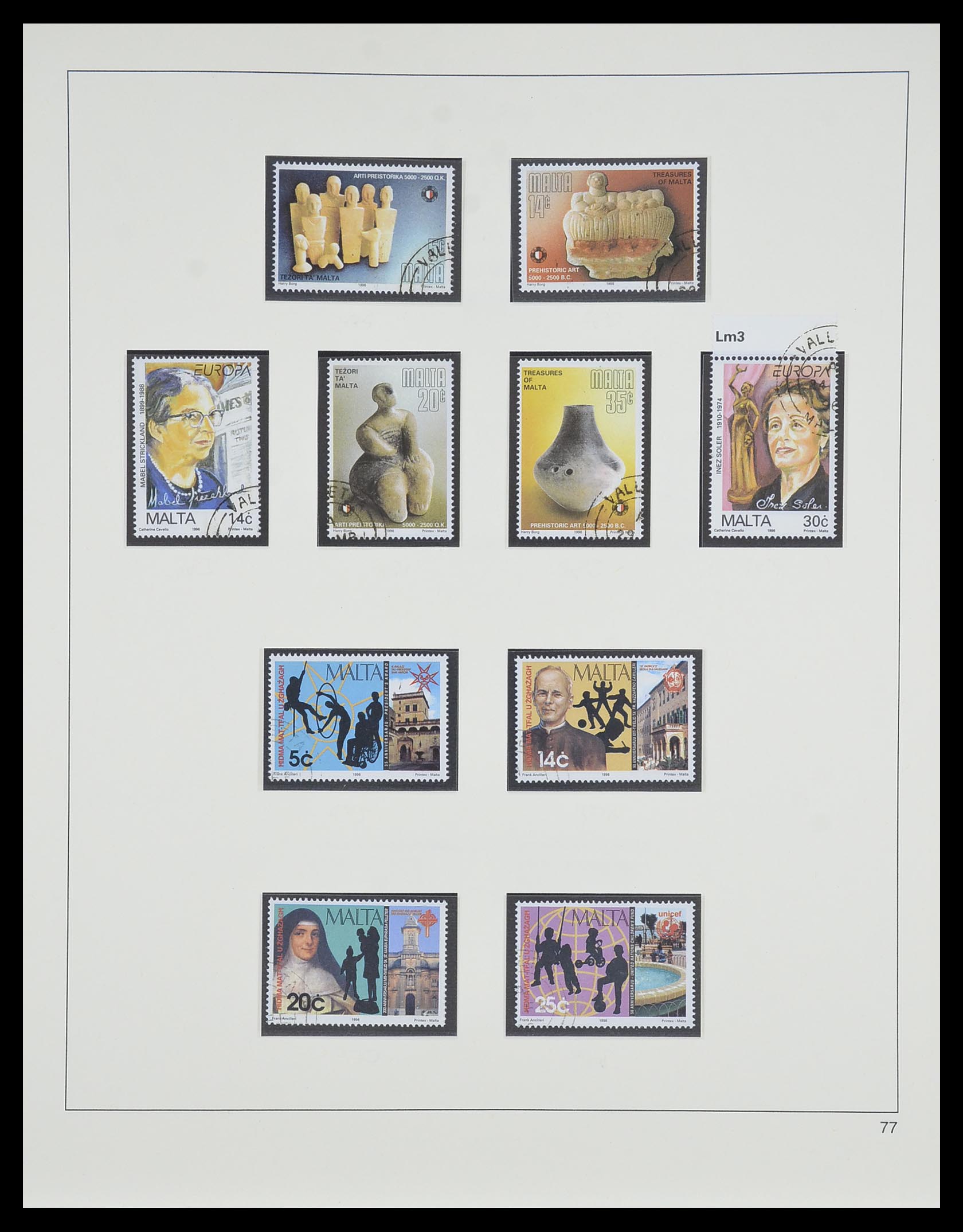 33968 172 - Postzegelverzameling 33968 Malta 1861-2001.