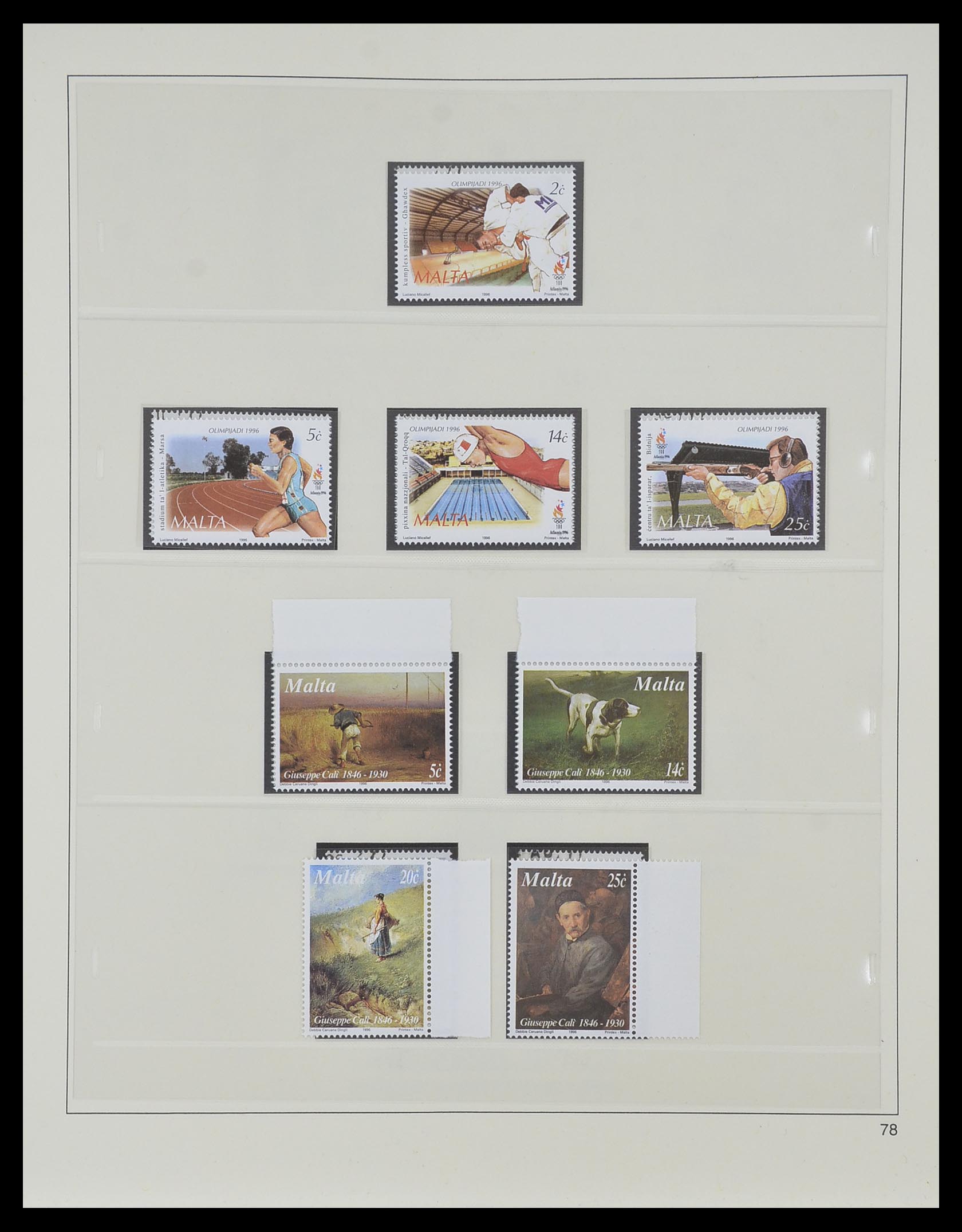 33968 173 - Postzegelverzameling 33968 Malta 1861-2001.