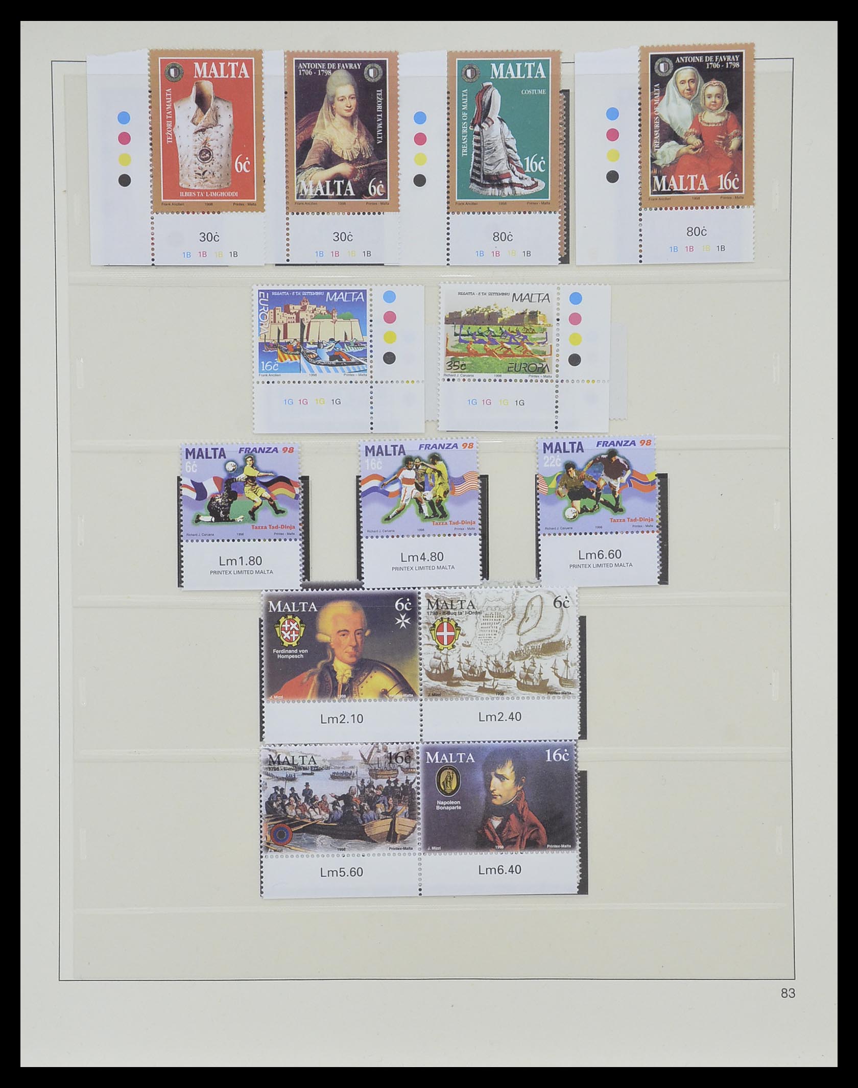 33968 183 - Postzegelverzameling 33968 Malta 1861-2001.