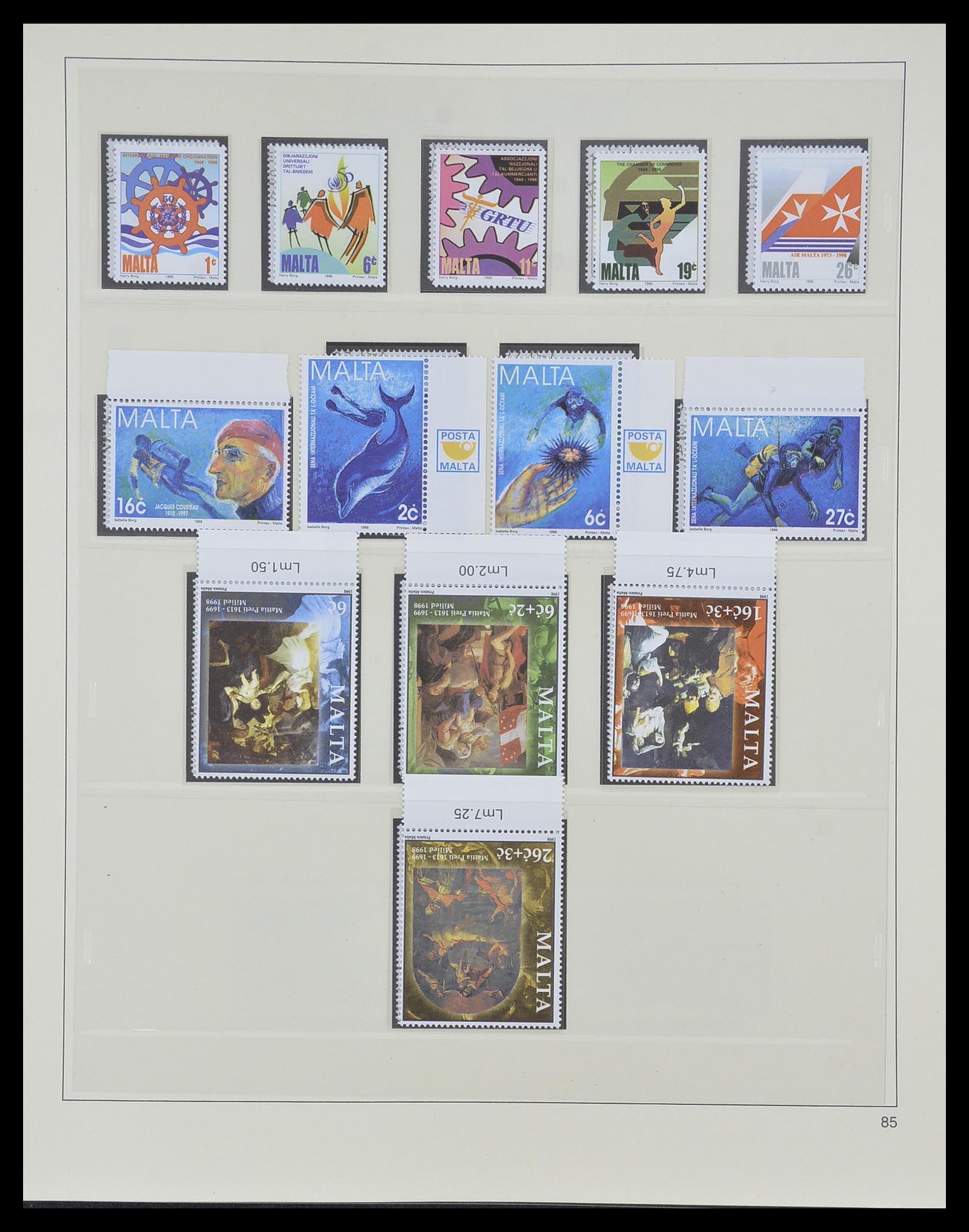 33968 187 - Stamp collection 33968 Malta 1861-2001.