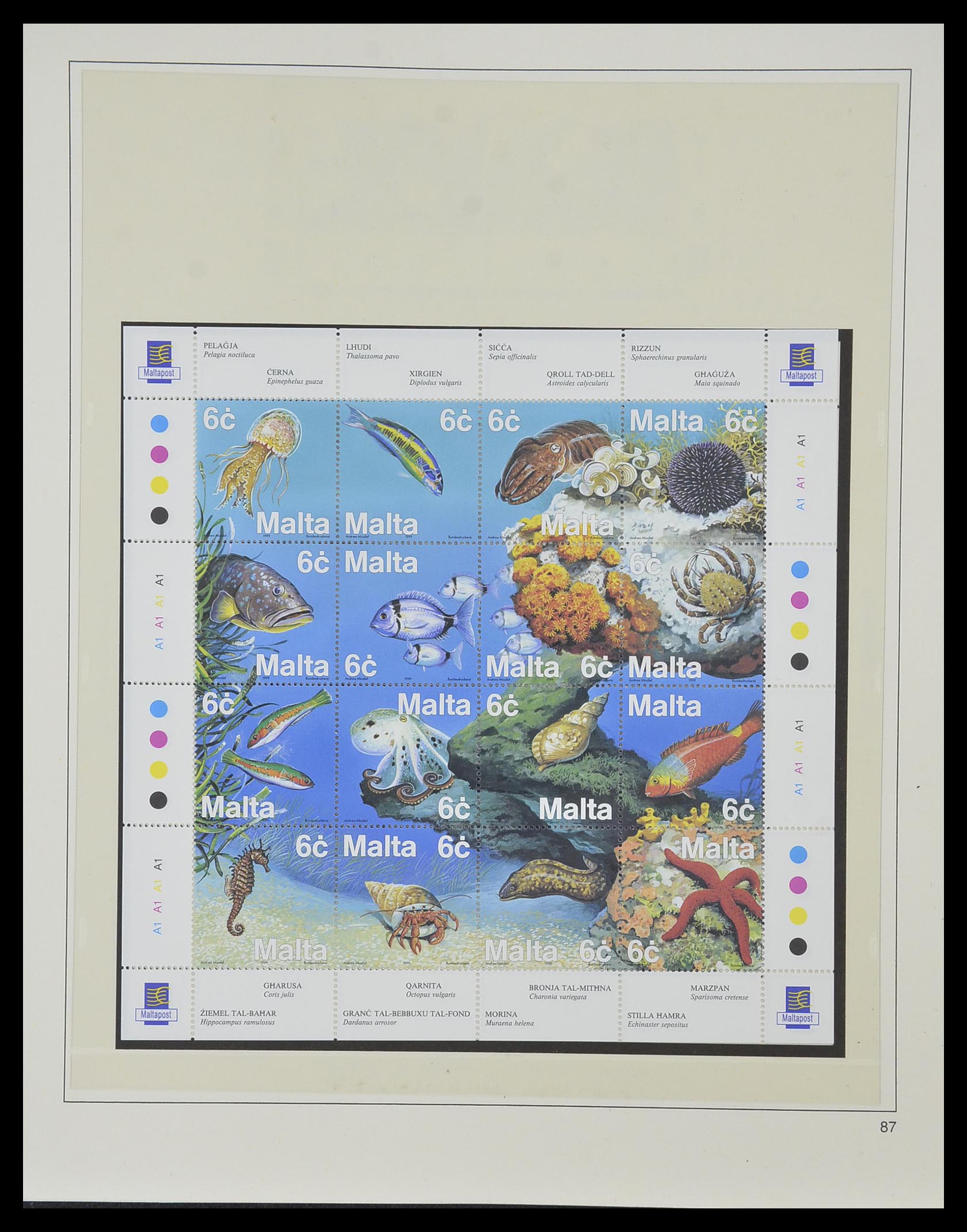 33968 190 - Postzegelverzameling 33968 Malta 1861-2001.
