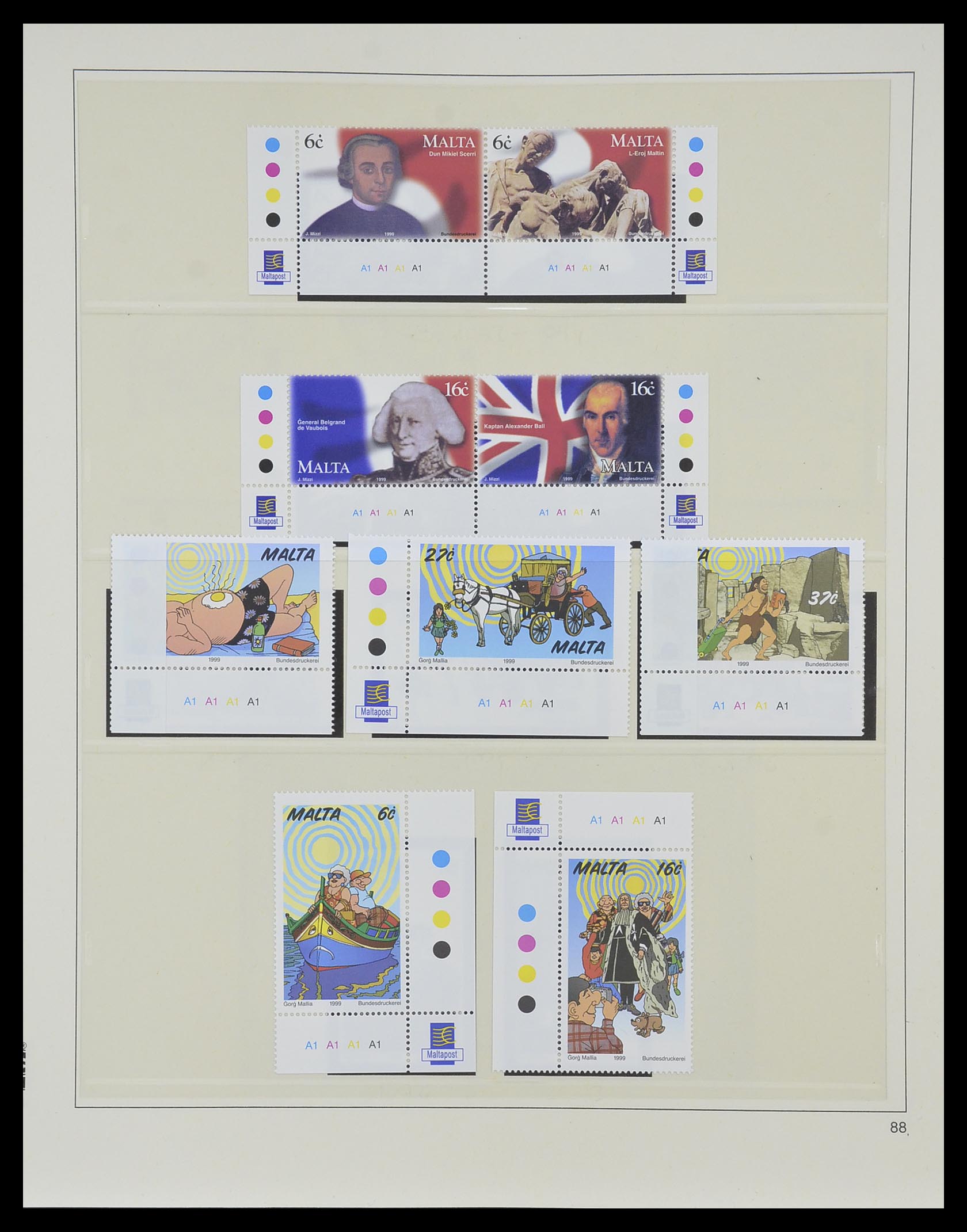 33968 191 - Postzegelverzameling 33968 Malta 1861-2001.