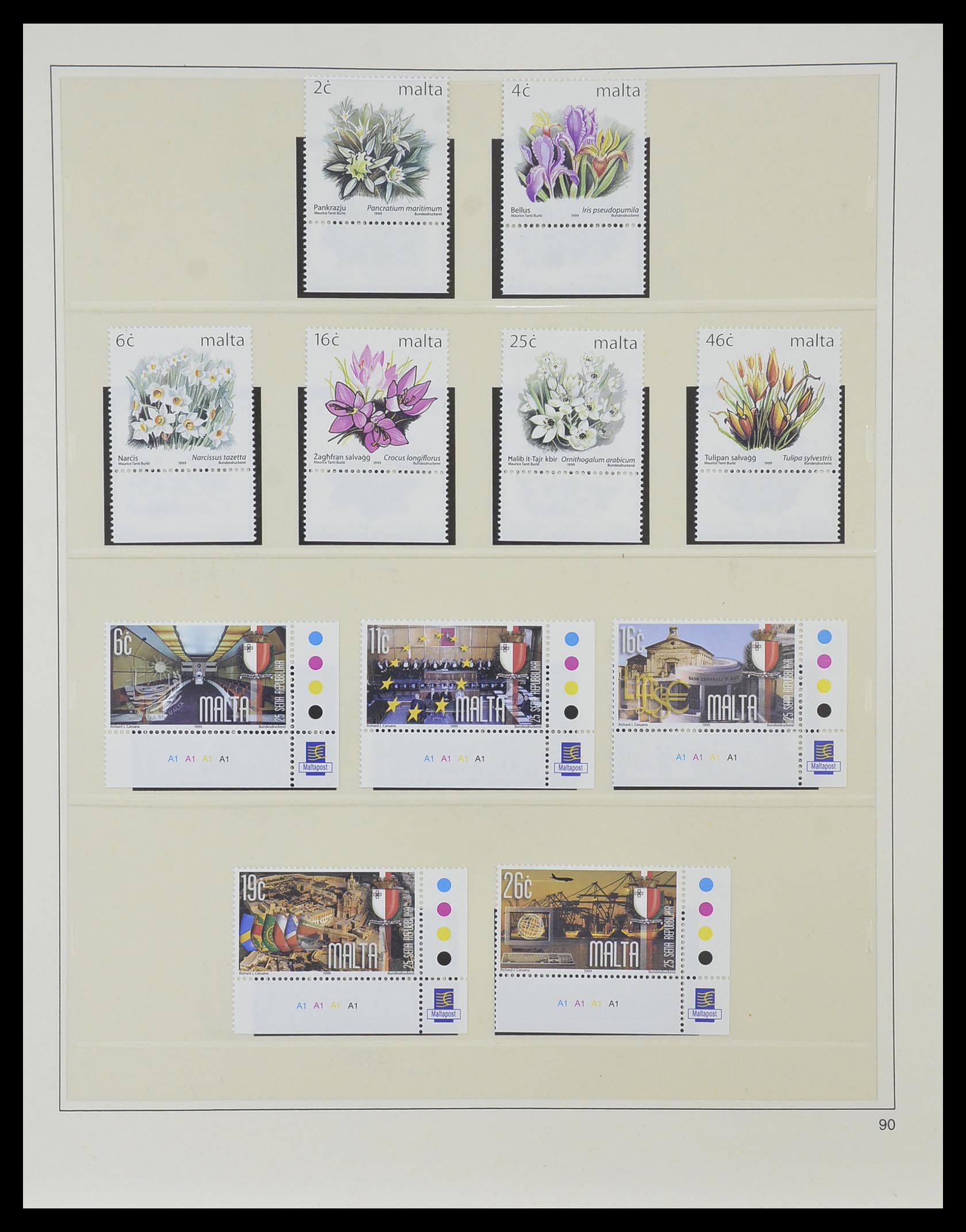 33968 193 - Postzegelverzameling 33968 Malta 1861-2001.