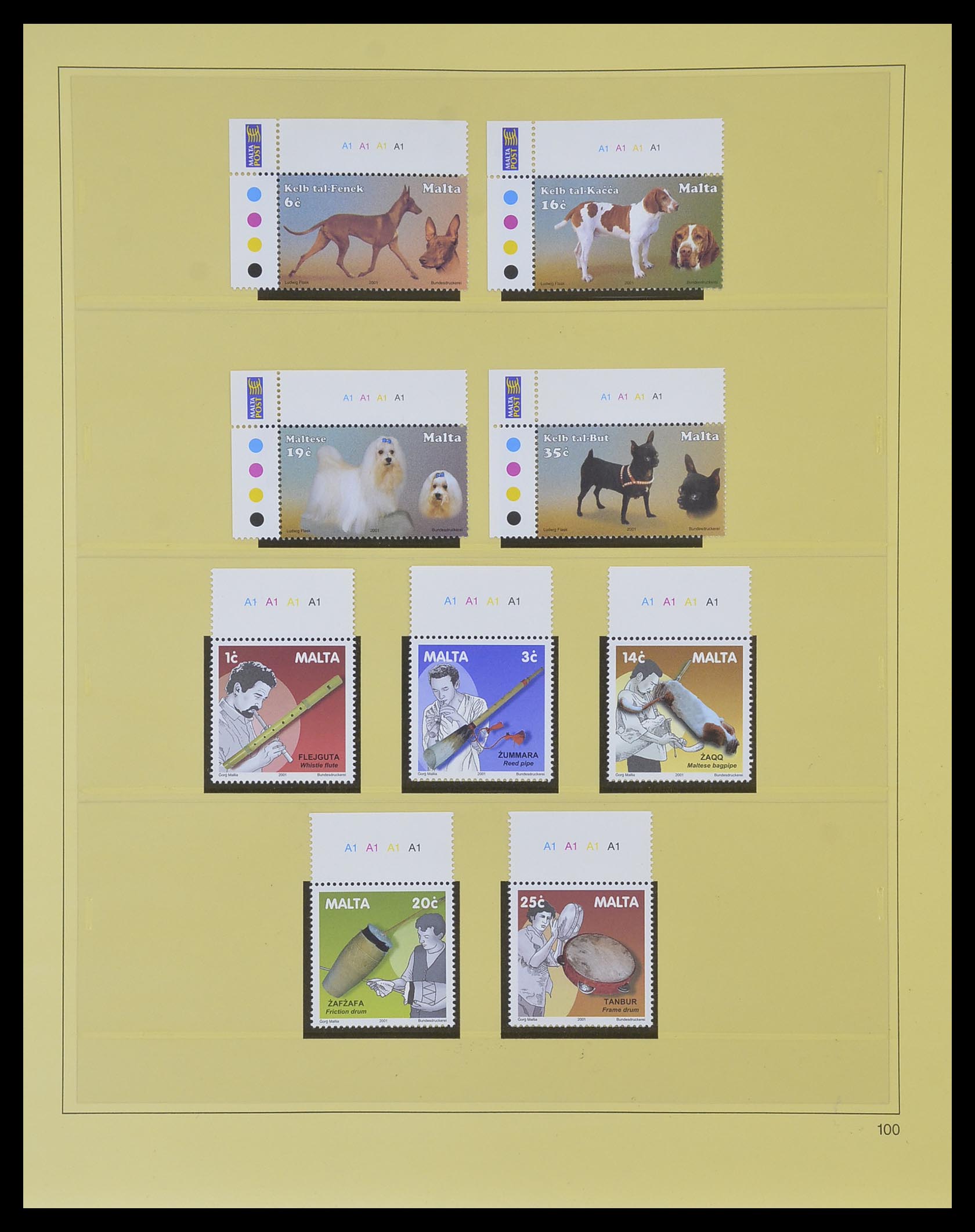 33968 203 - Postzegelverzameling 33968 Malta 1861-2001.