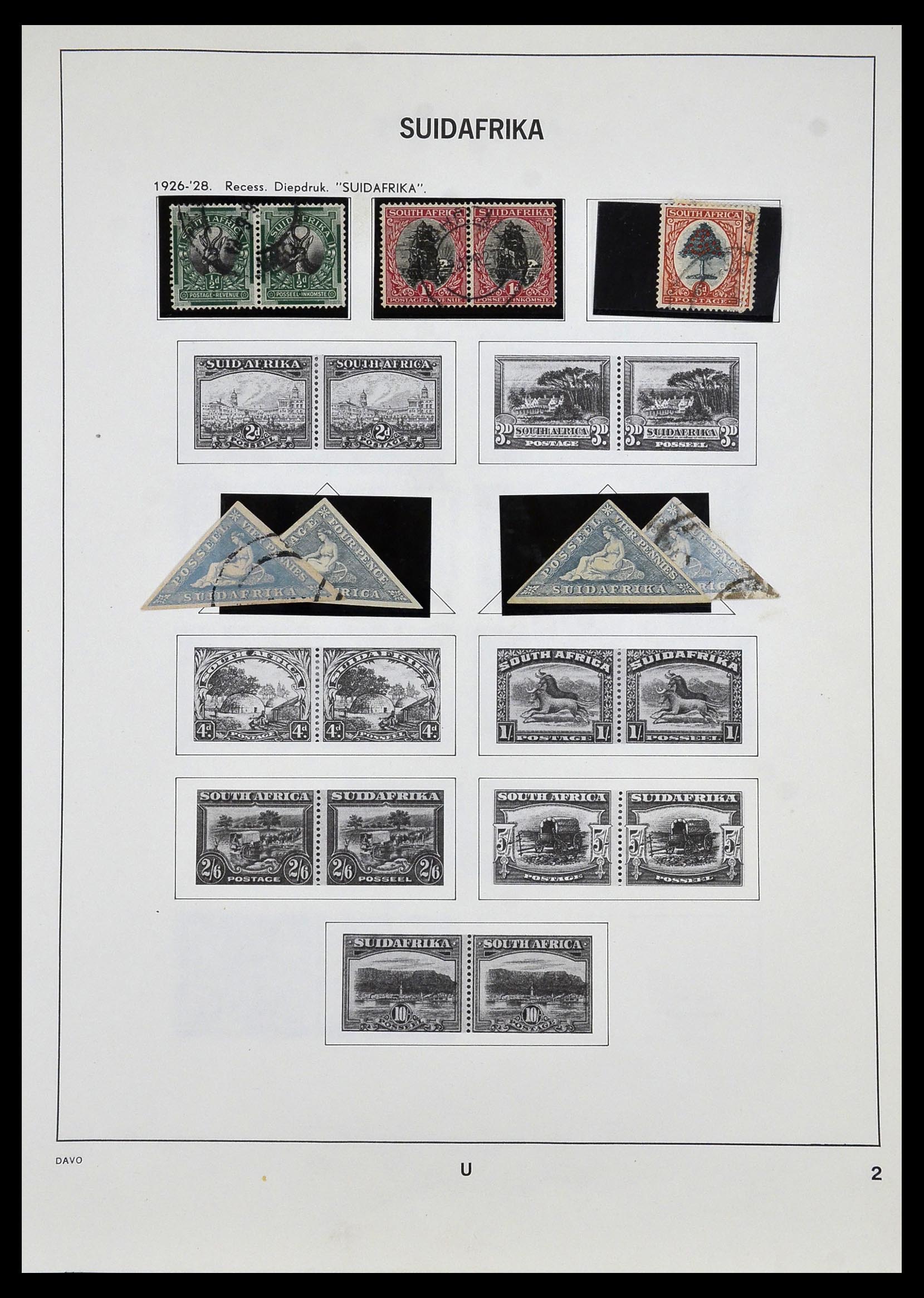 33969 002 - Postzegelverzameling 33969 Zuid Afrika 1910-1997.