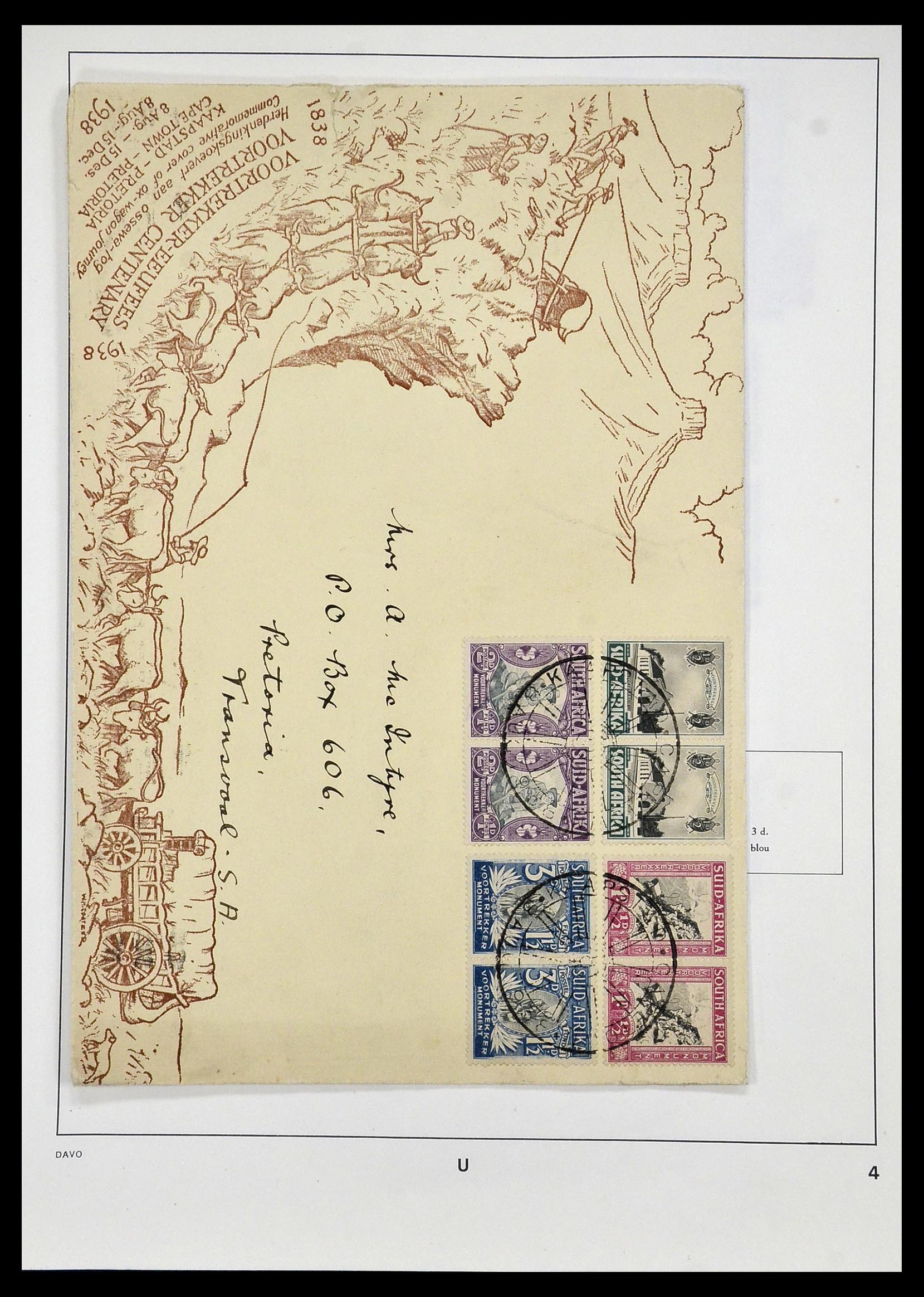 33969 004 - Postzegelverzameling 33969 Zuid Afrika 1910-1997.