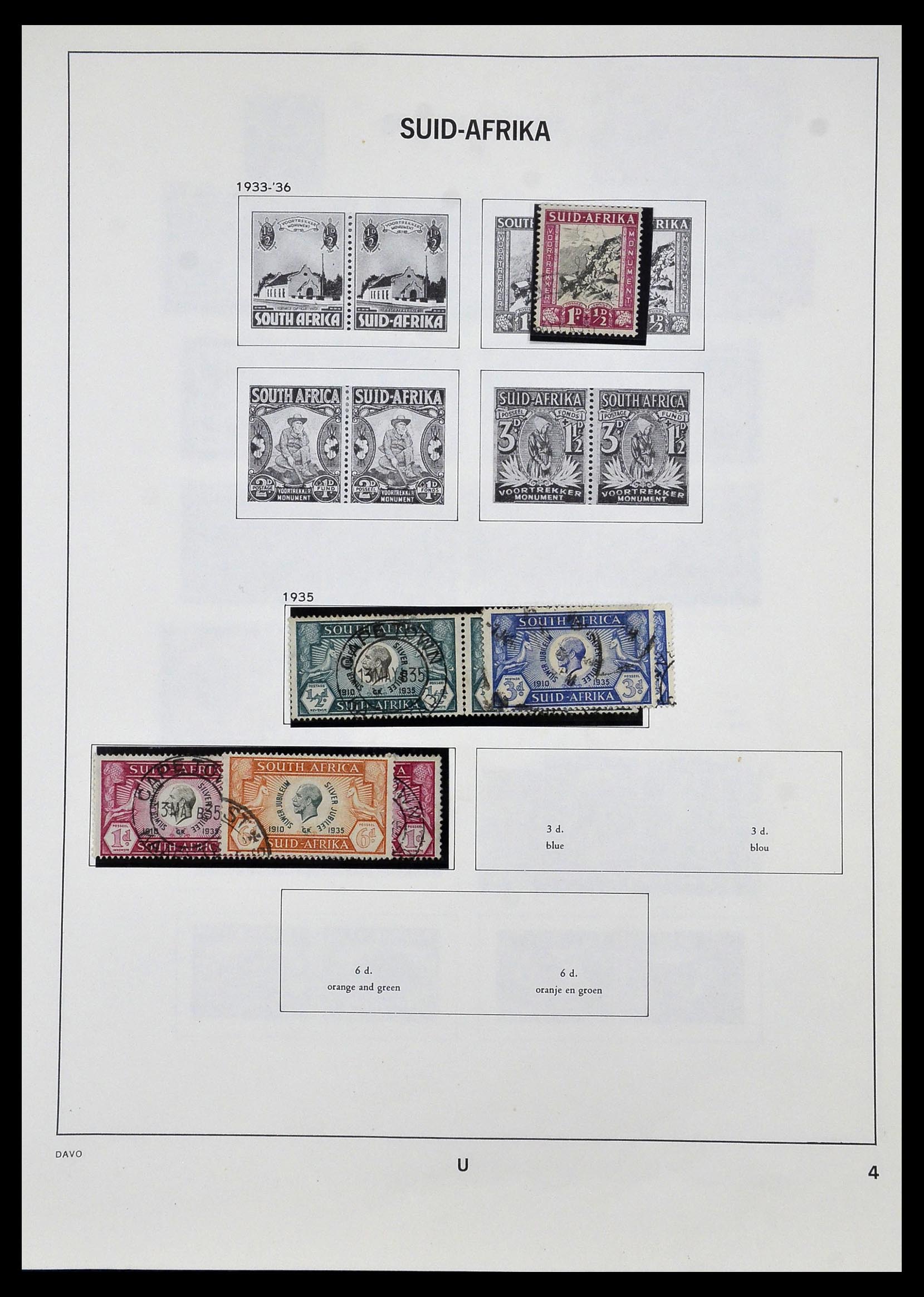 33969 005 - Postzegelverzameling 33969 Zuid Afrika 1910-1997.