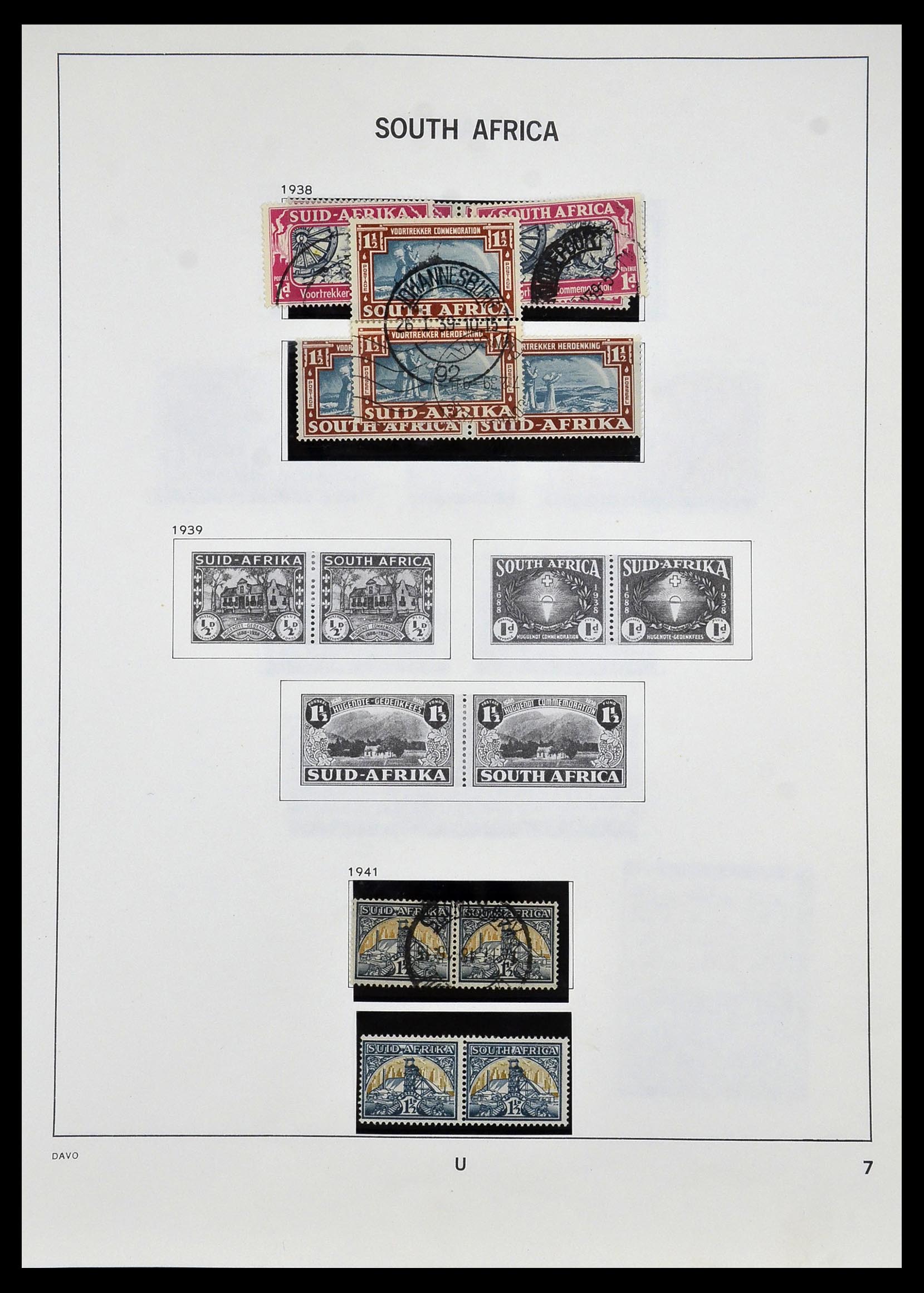 33969 008 - Postzegelverzameling 33969 Zuid Afrika 1910-1997.