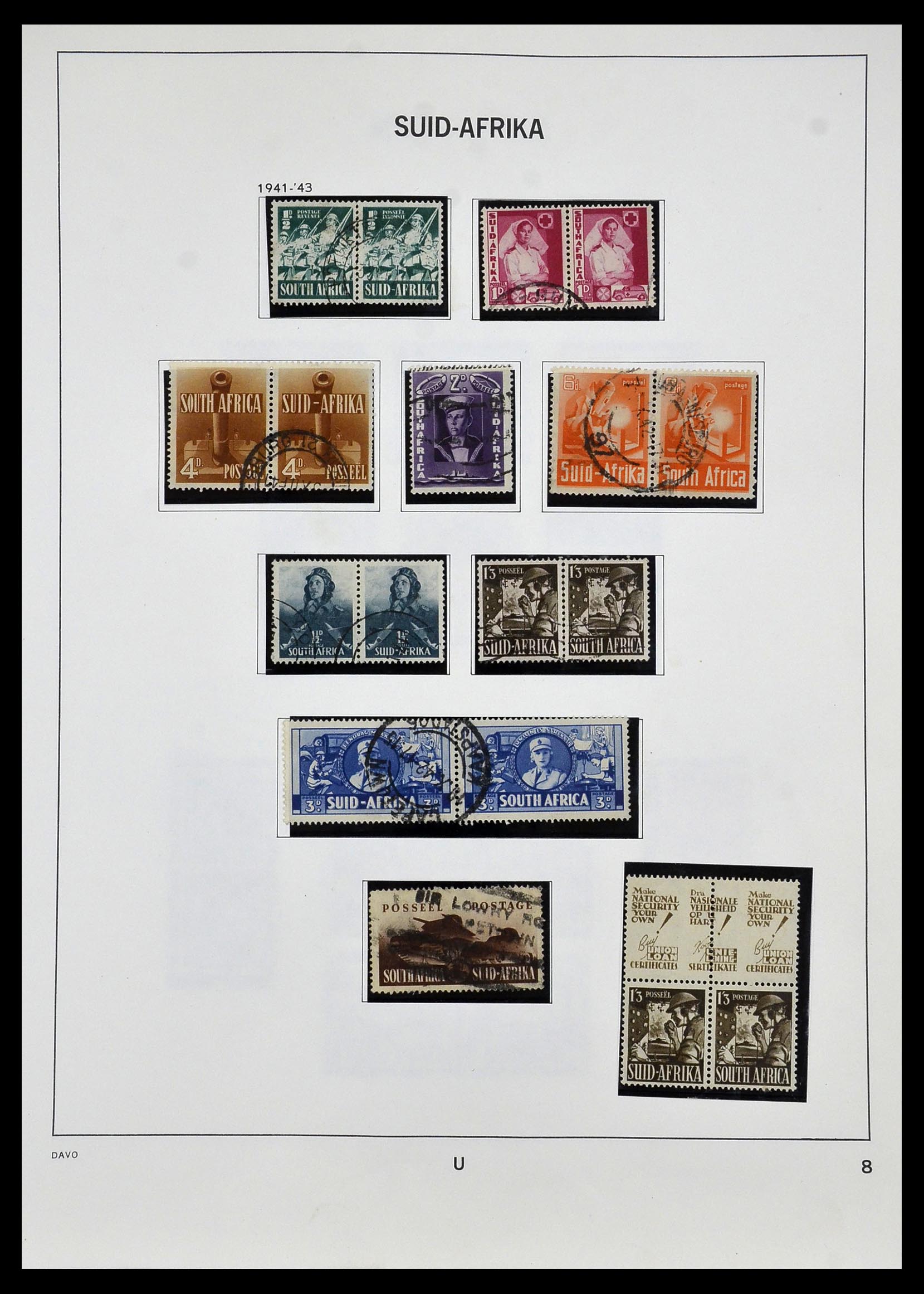 33969 009 - Postzegelverzameling 33969 Zuid Afrika 1910-1997.