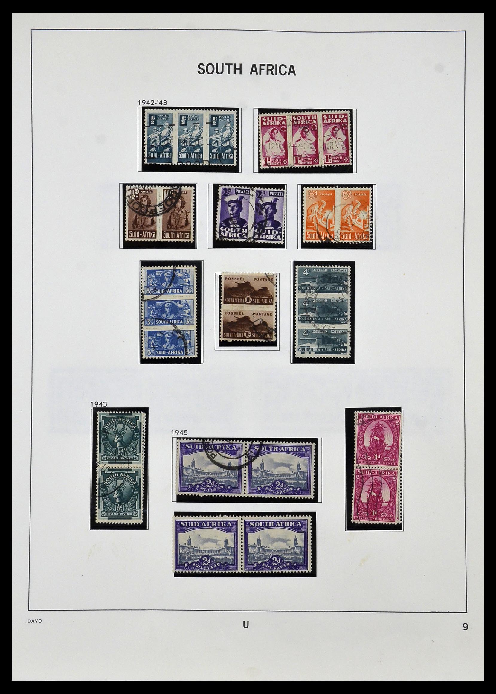 33969 010 - Postzegelverzameling 33969 Zuid Afrika 1910-1997.