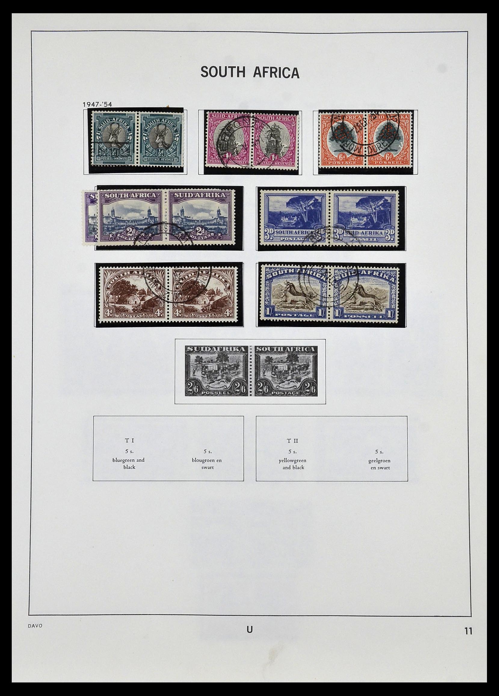 33969 012 - Postzegelverzameling 33969 Zuid Afrika 1910-1997.