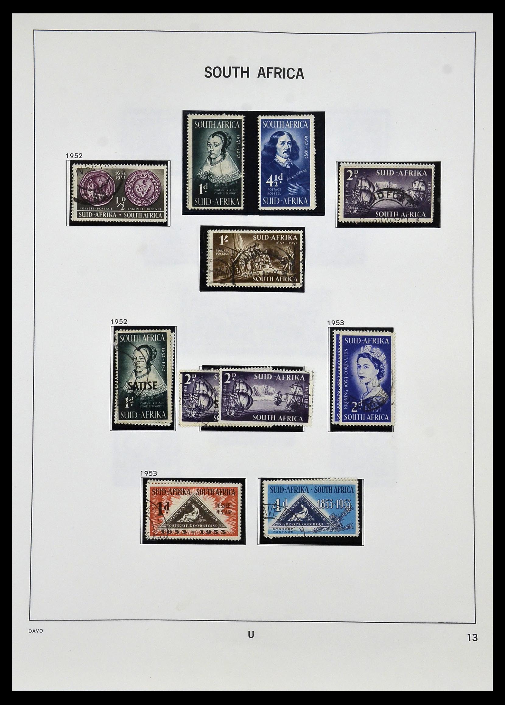 33969 014 - Postzegelverzameling 33969 Zuid Afrika 1910-1997.