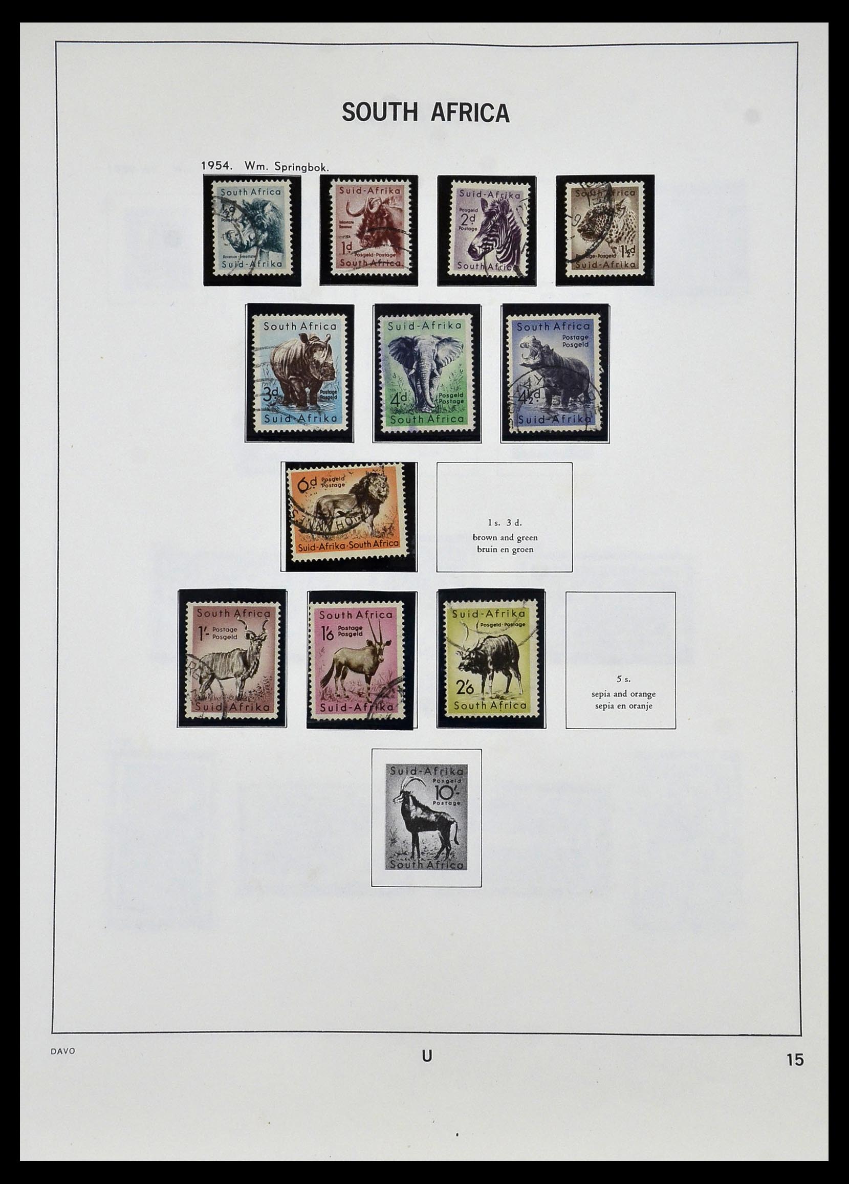 33969 016 - Postzegelverzameling 33969 Zuid Afrika 1910-1997.
