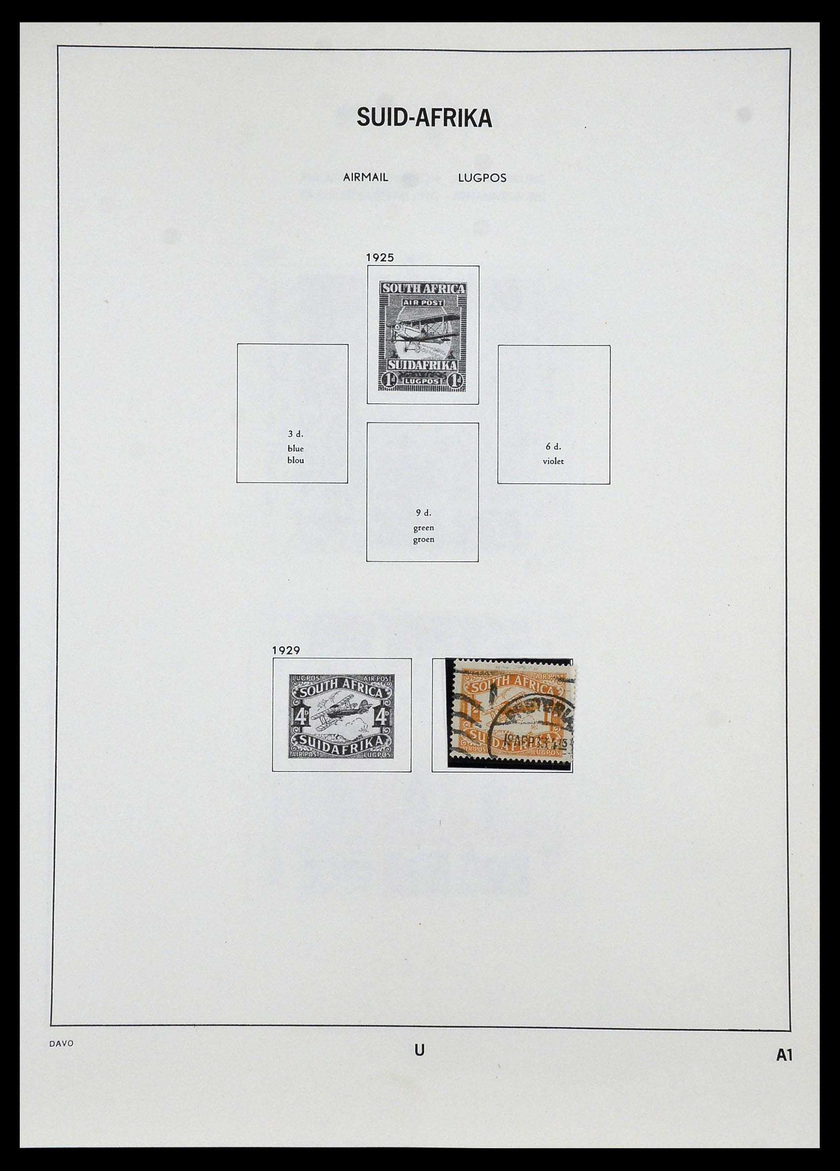 33969 019 - Postzegelverzameling 33969 Zuid Afrika 1910-1997.