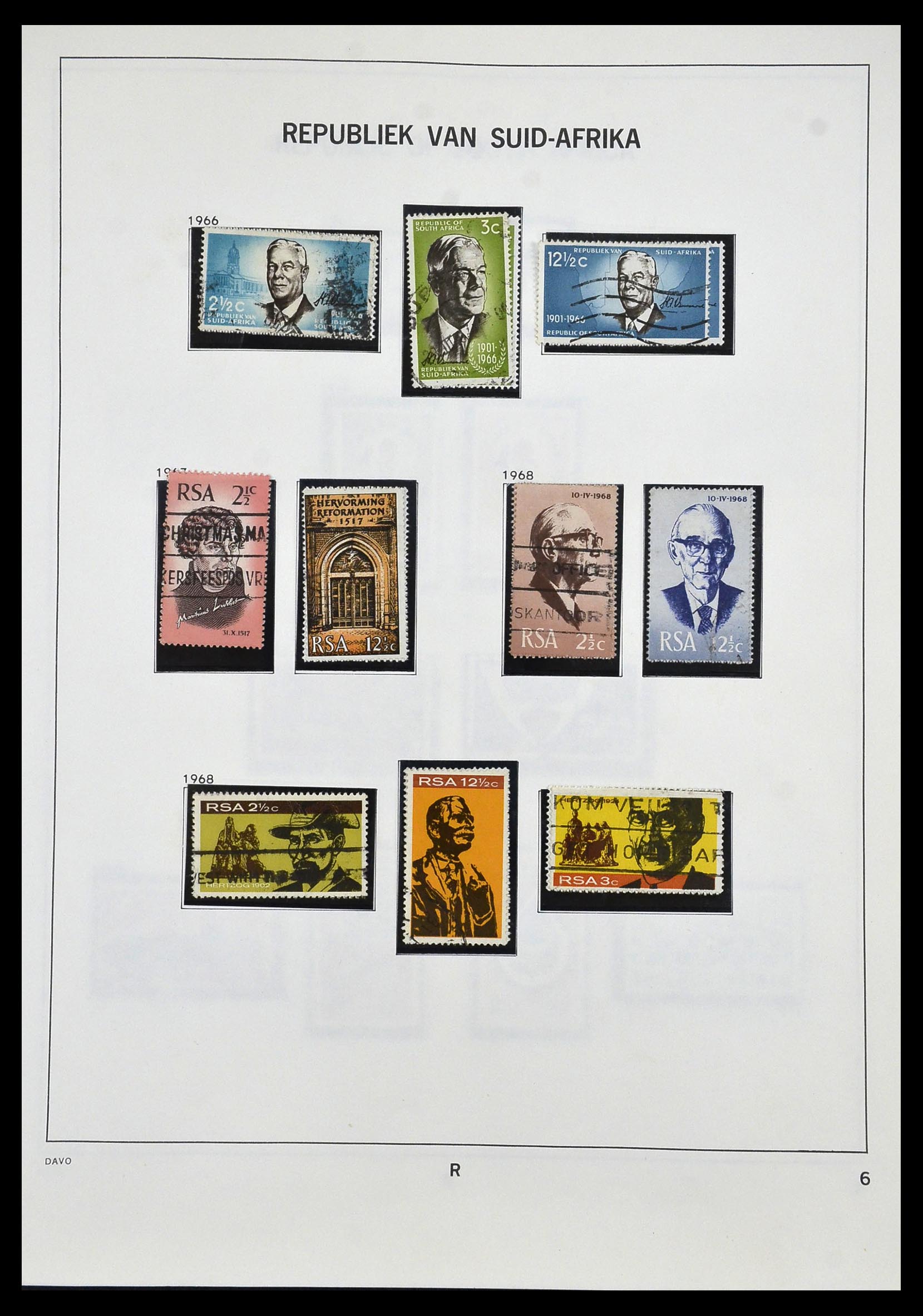 33969 027 - Postzegelverzameling 33969 Zuid Afrika 1910-1997.
