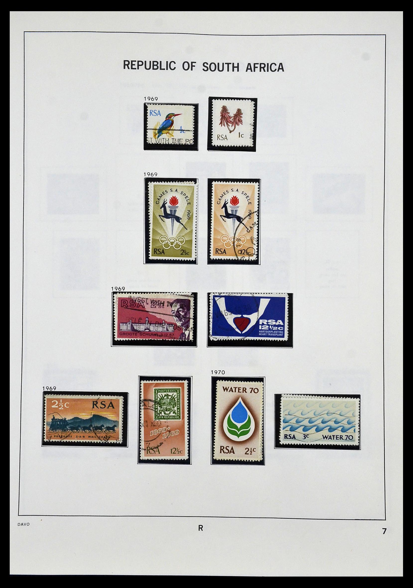33969 028 - Postzegelverzameling 33969 Zuid Afrika 1910-1997.