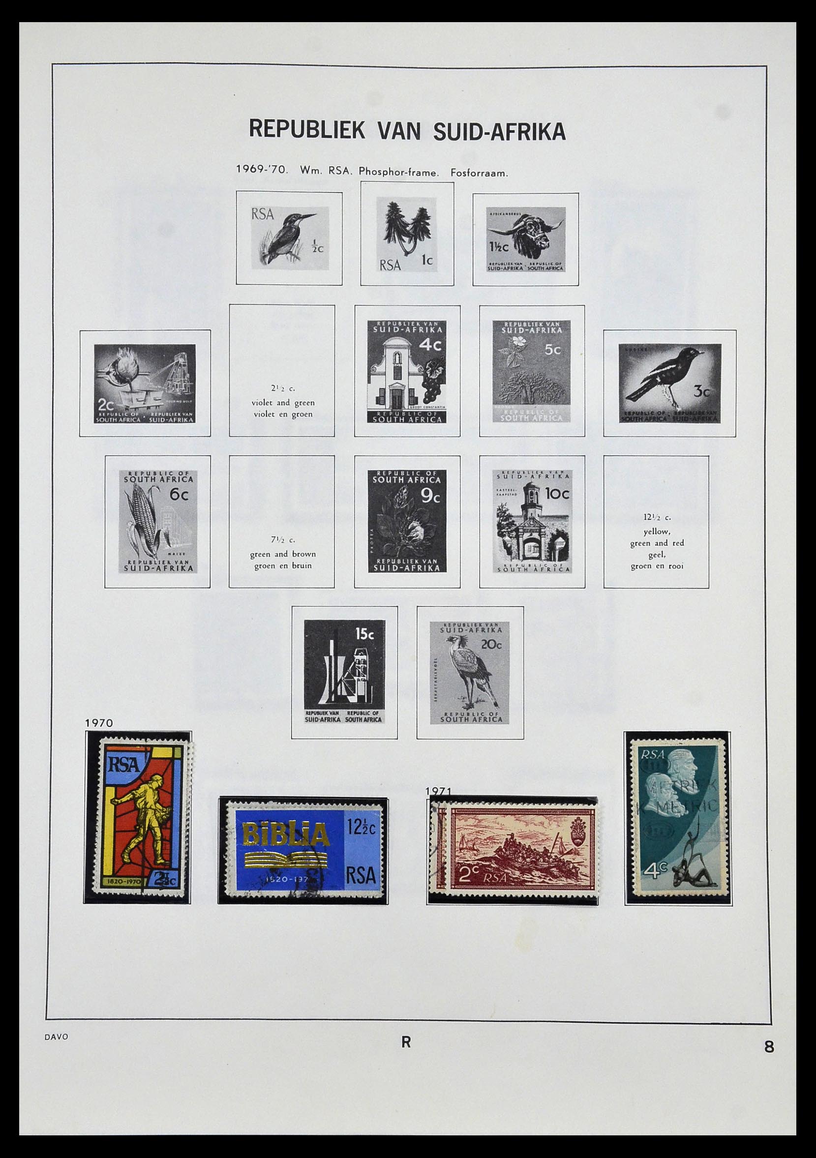 33969 029 - Postzegelverzameling 33969 Zuid Afrika 1910-1997.