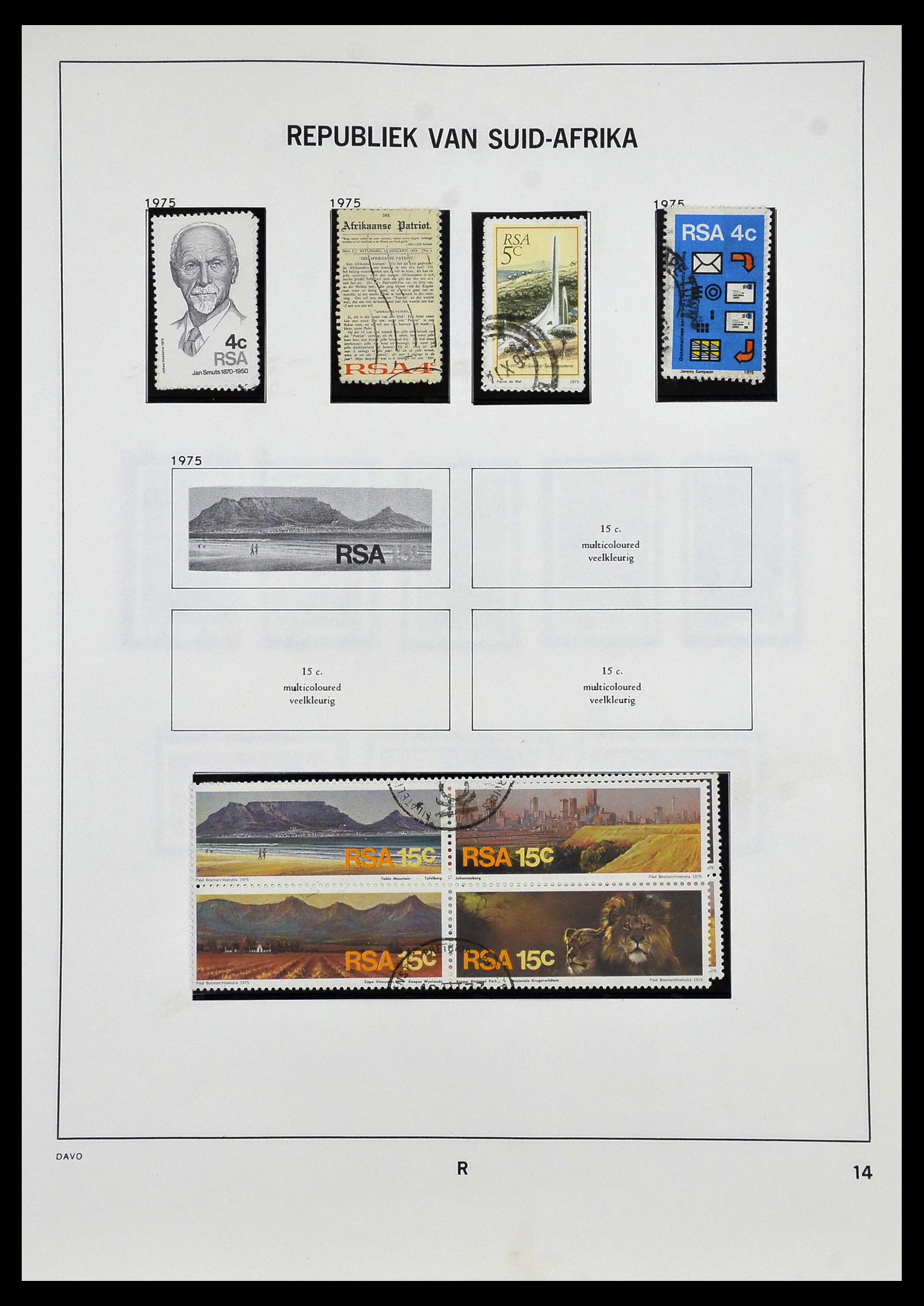 33969 035 - Postzegelverzameling 33969 Zuid Afrika 1910-1997.