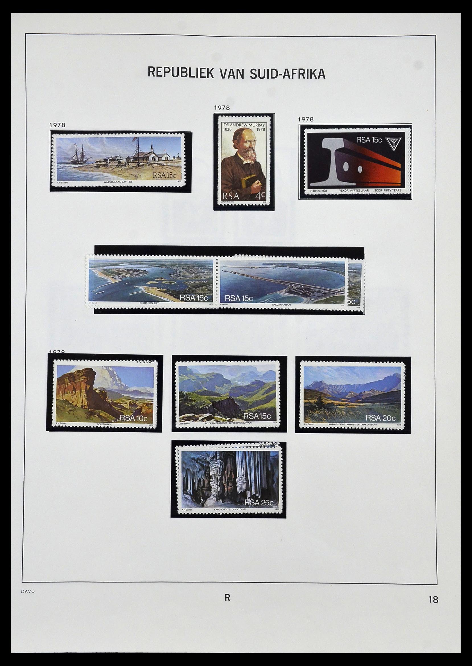 33969 039 - Postzegelverzameling 33969 Zuid Afrika 1910-1997.