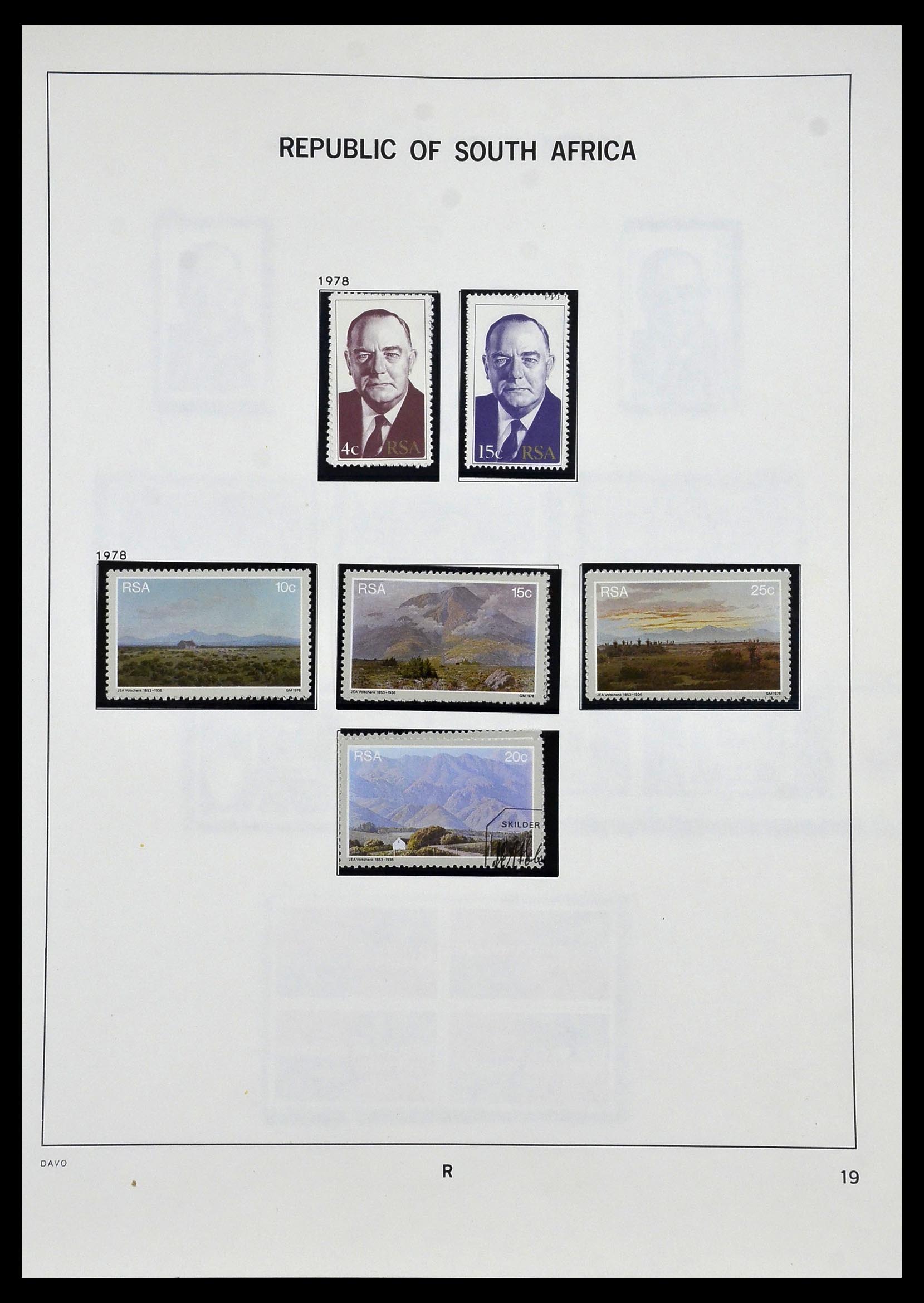 33969 040 - Postzegelverzameling 33969 Zuid Afrika 1910-1997.