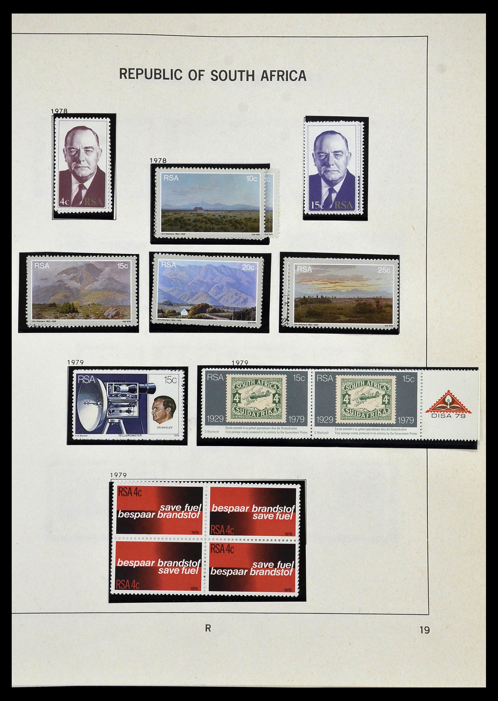 33969 041 - Stamp collection 33969 South Africa 1910-1997.