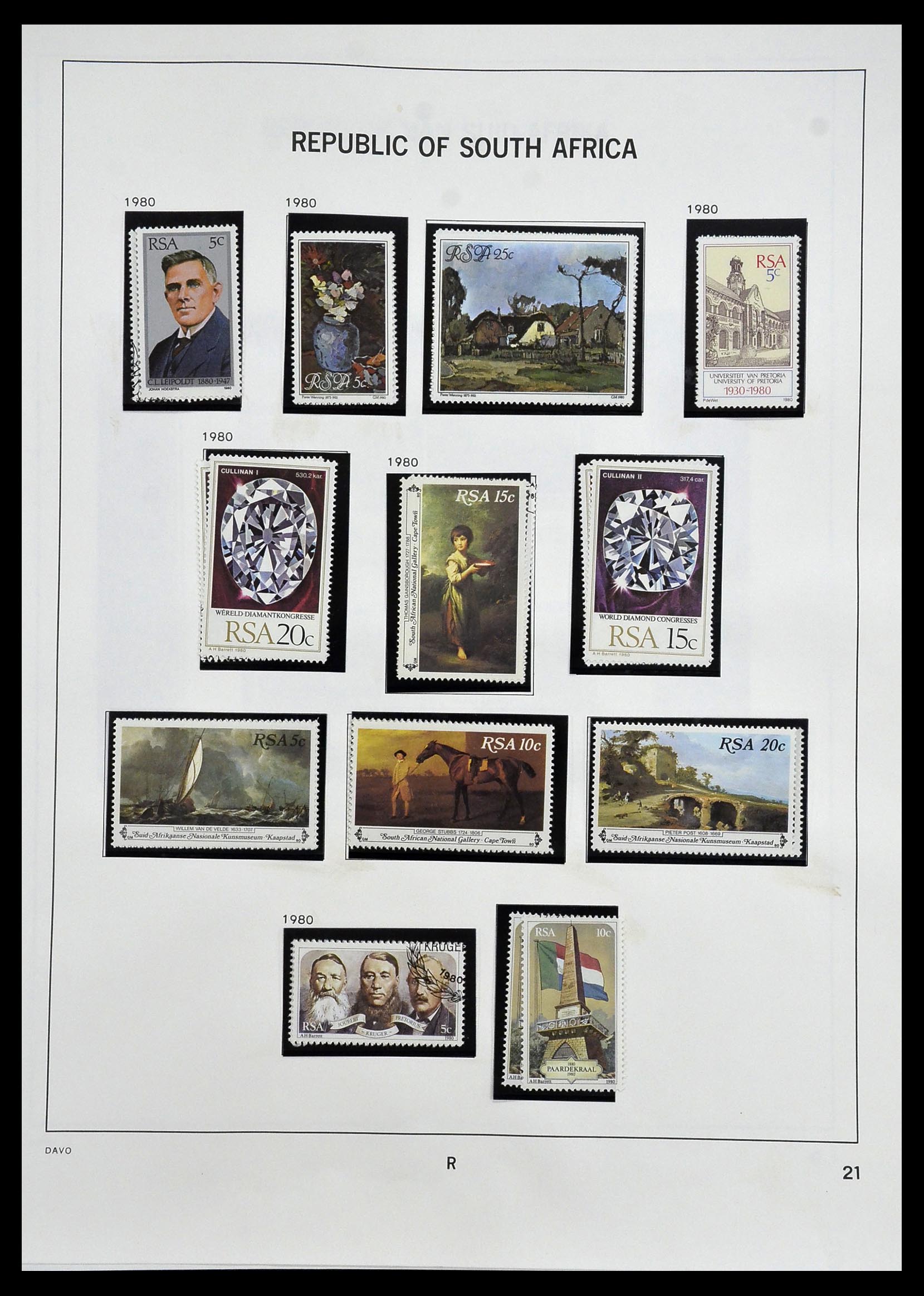 33969 043 - Postzegelverzameling 33969 Zuid Afrika 1910-1997.