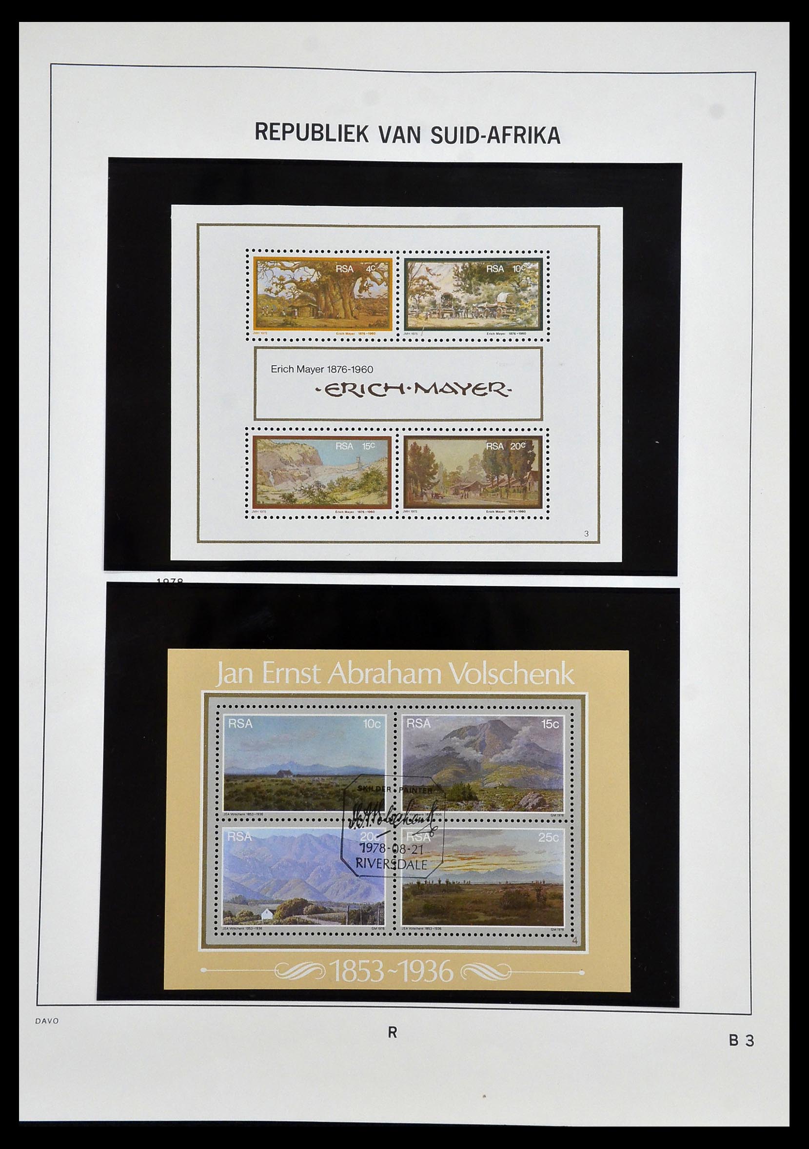 33969 046 - Postzegelverzameling 33969 Zuid Afrika 1910-1997.