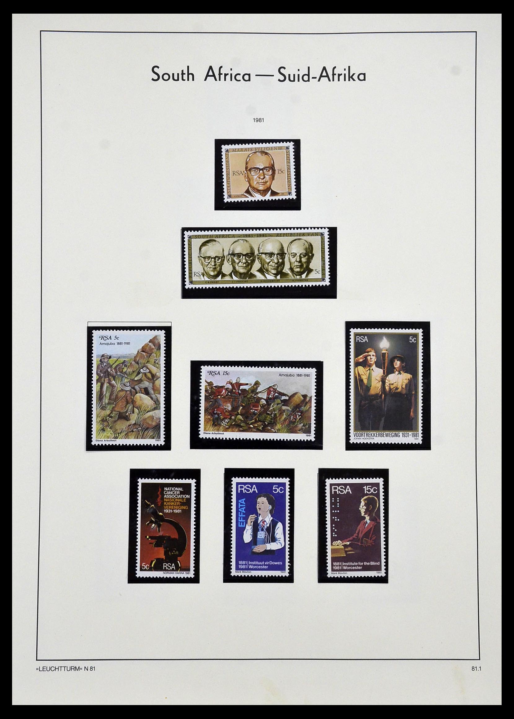 33969 052 - Postzegelverzameling 33969 Zuid Afrika 1910-1997.