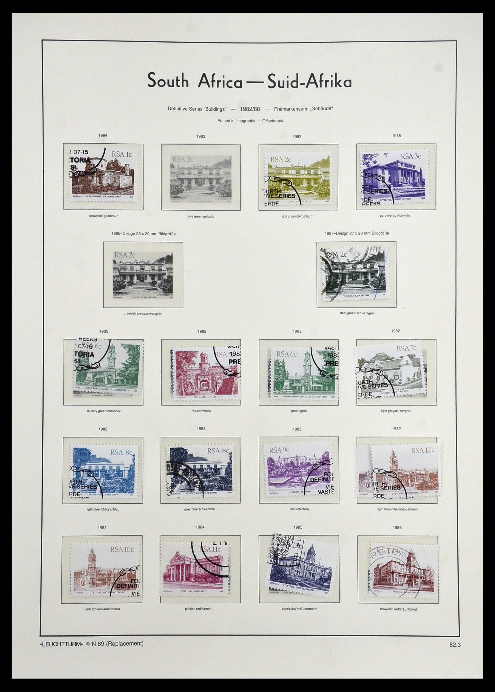 33969 062 - Postzegelverzameling 33969 Zuid Afrika 1910-1997.
