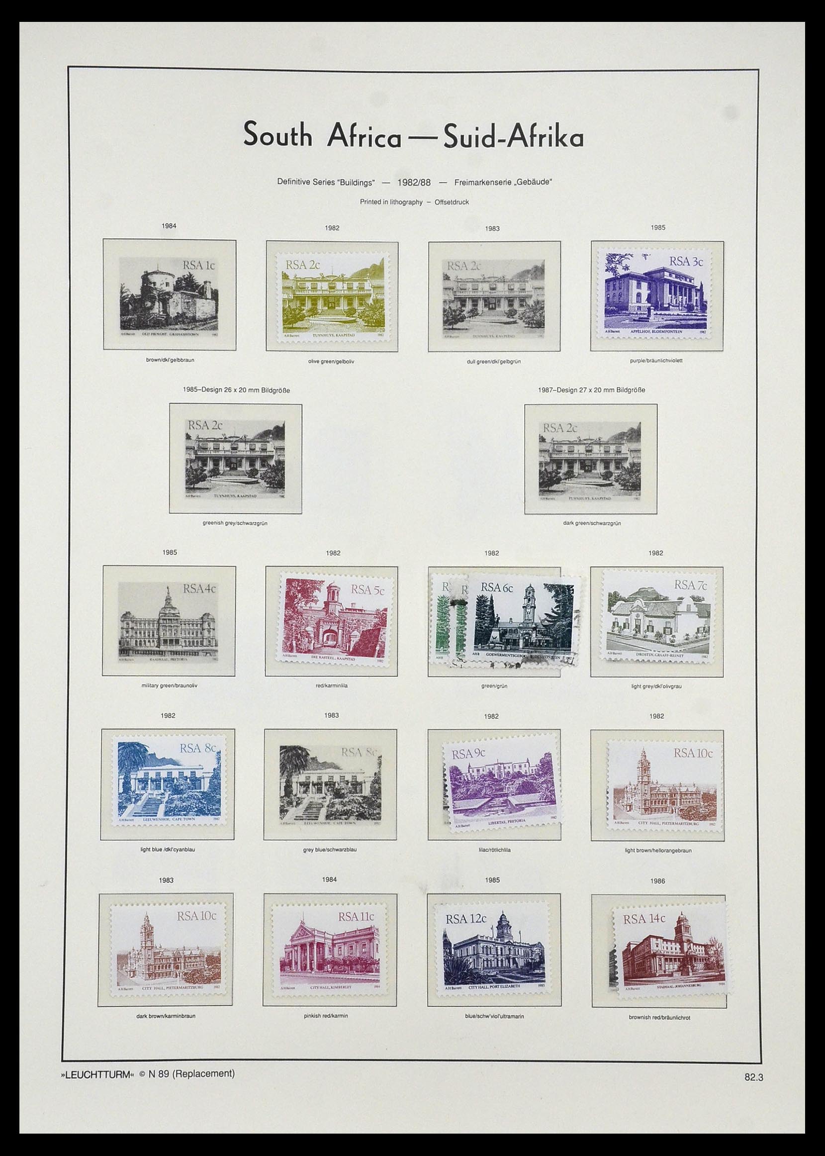 33969 063 - Postzegelverzameling 33969 Zuid Afrika 1910-1997.