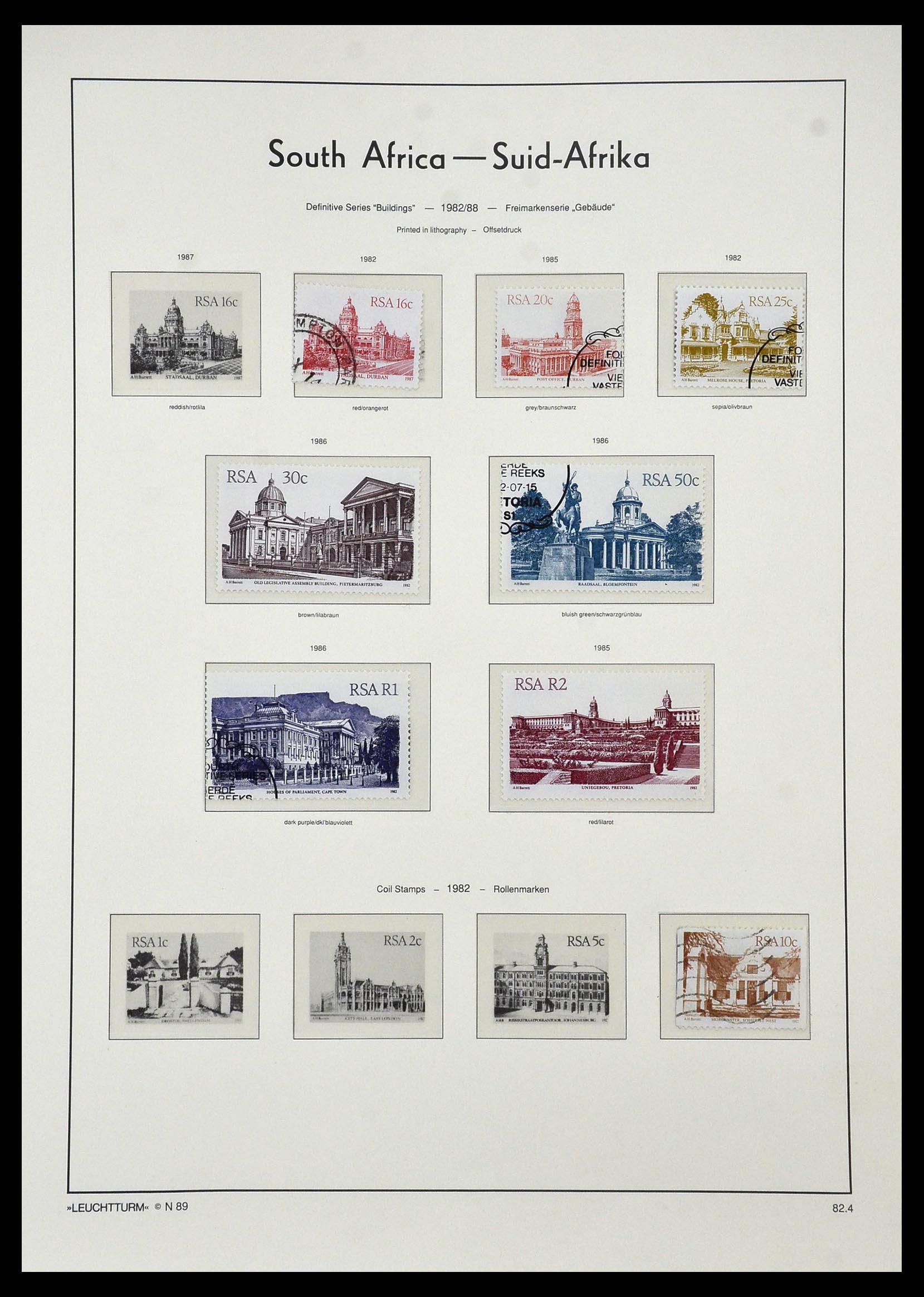 33969 064 - Postzegelverzameling 33969 Zuid Afrika 1910-1997.