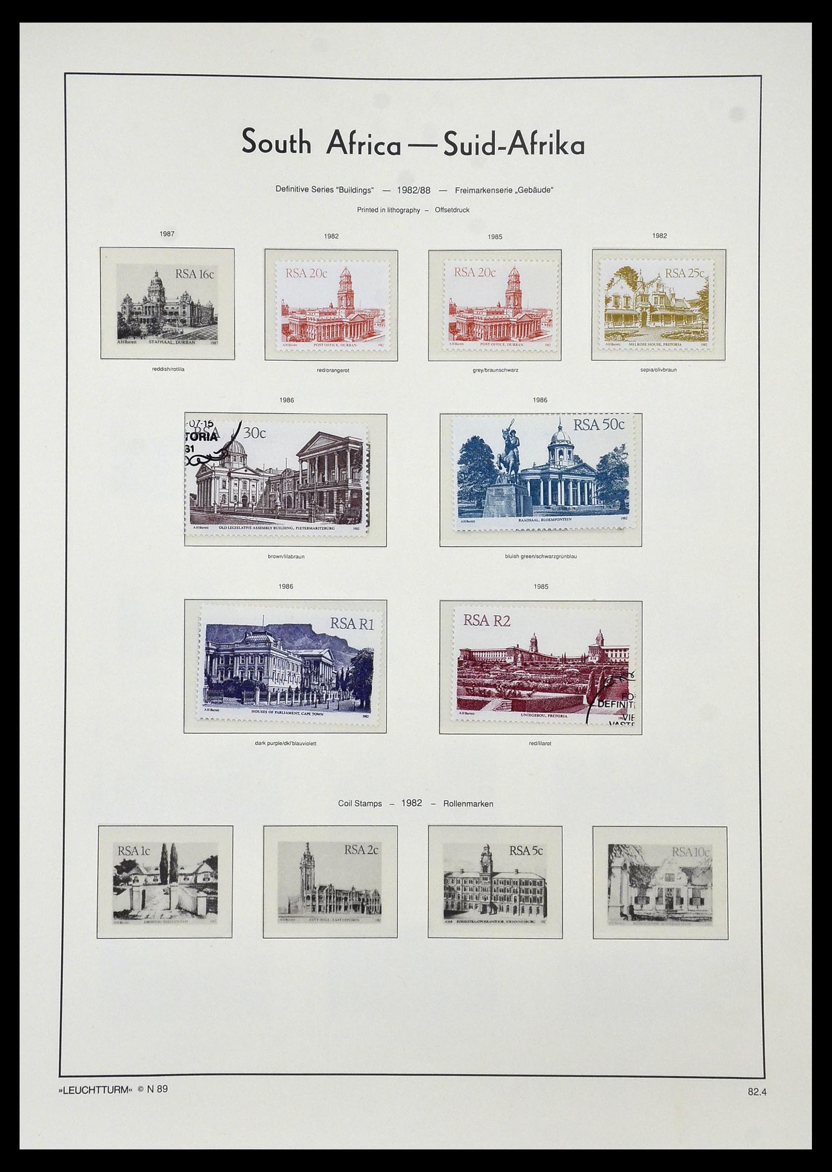 33969 065 - Postzegelverzameling 33969 Zuid Afrika 1910-1997.