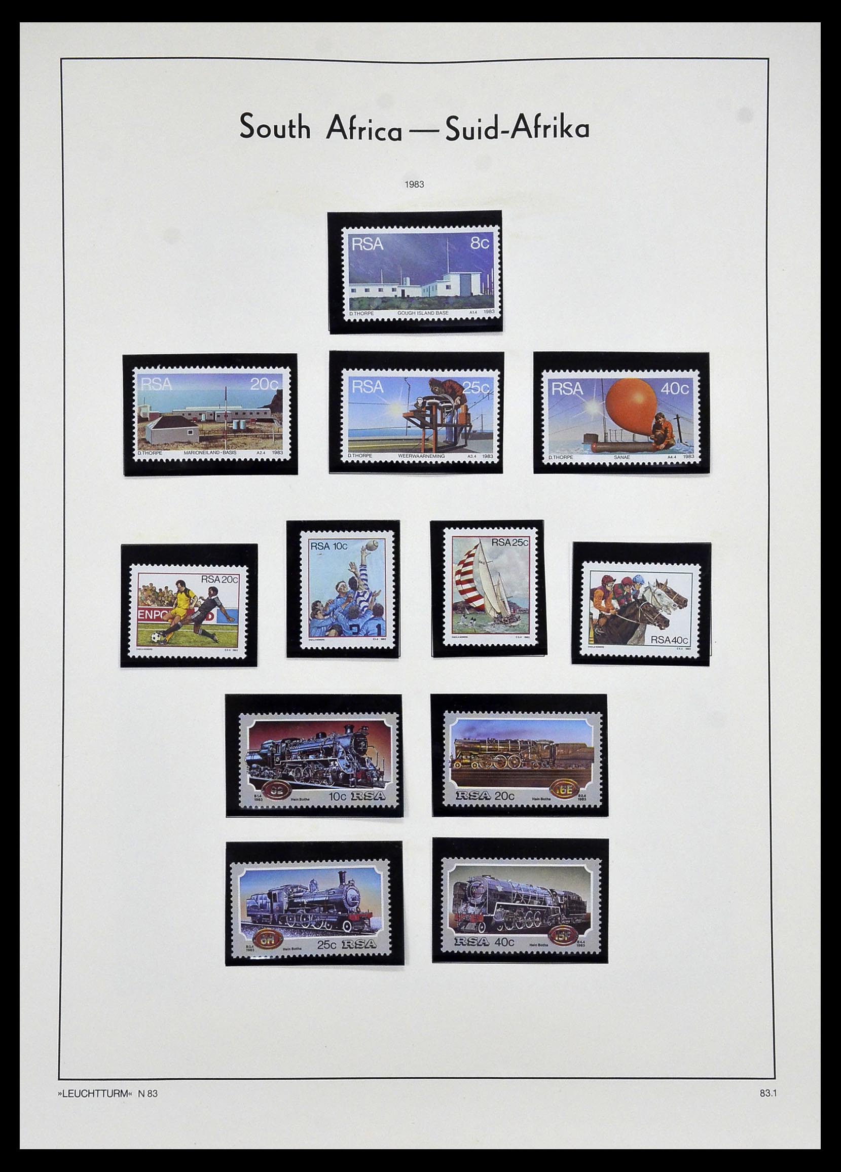 33969 069 - Postzegelverzameling 33969 Zuid Afrika 1910-1997.
