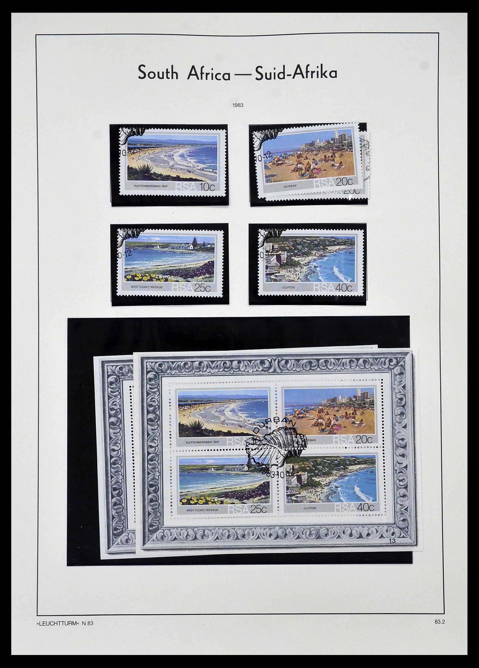 33969 070 - Postzegelverzameling 33969 Zuid Afrika 1910-1997.