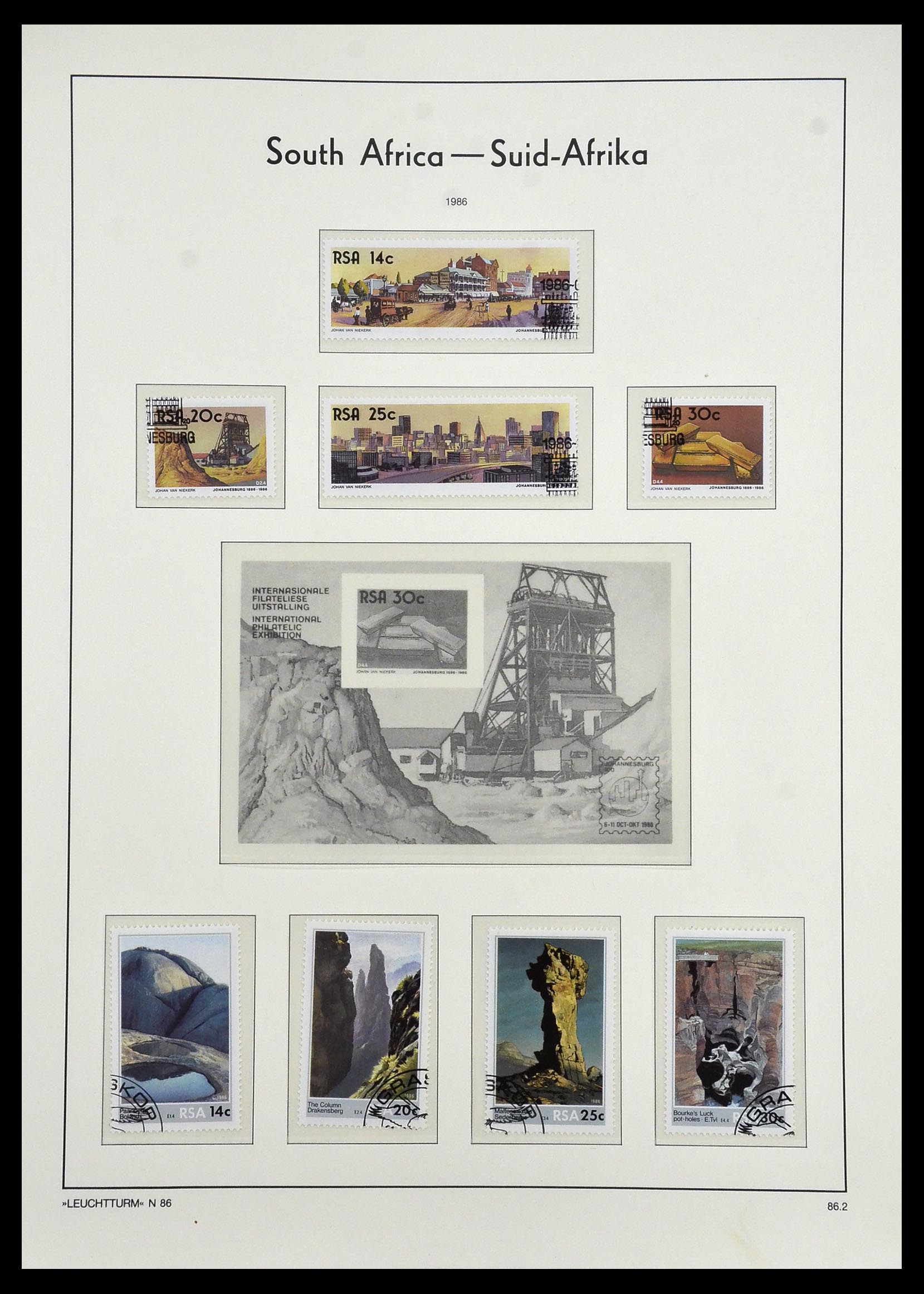 33969 082 - Postzegelverzameling 33969 Zuid Afrika 1910-1997.