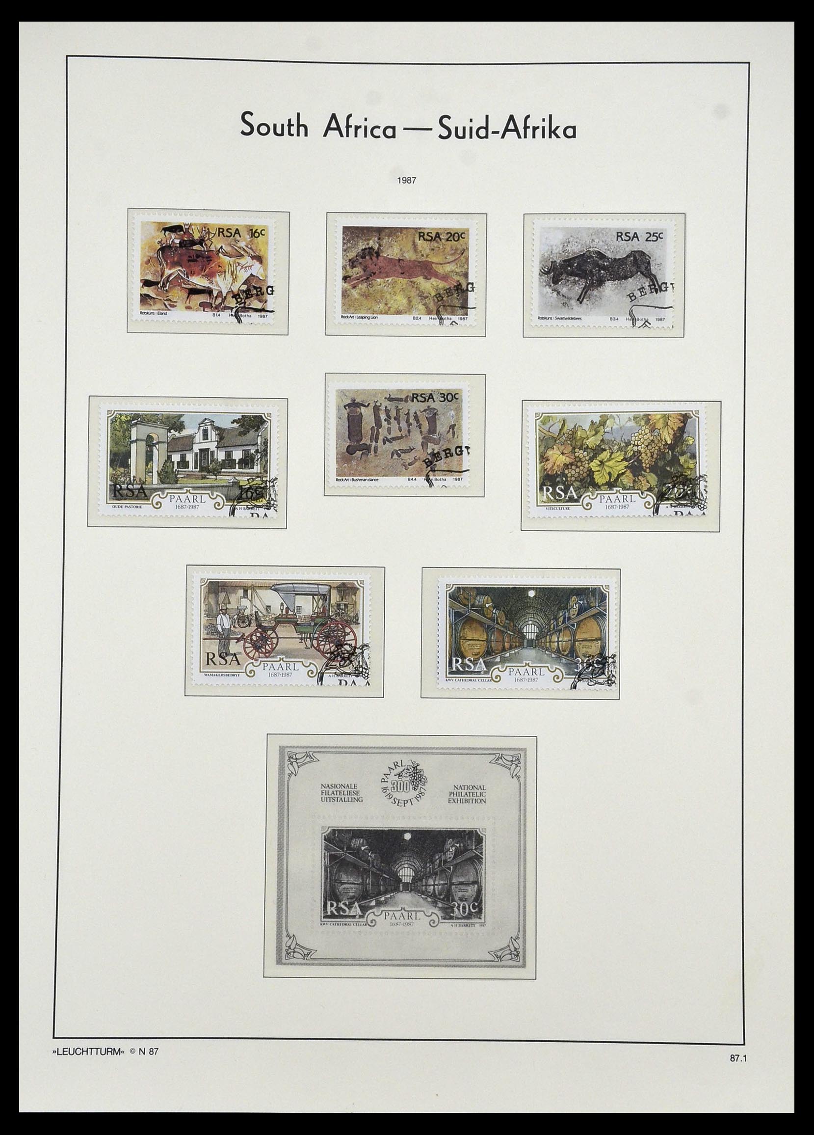 33969 084 - Postzegelverzameling 33969 Zuid Afrika 1910-1997.