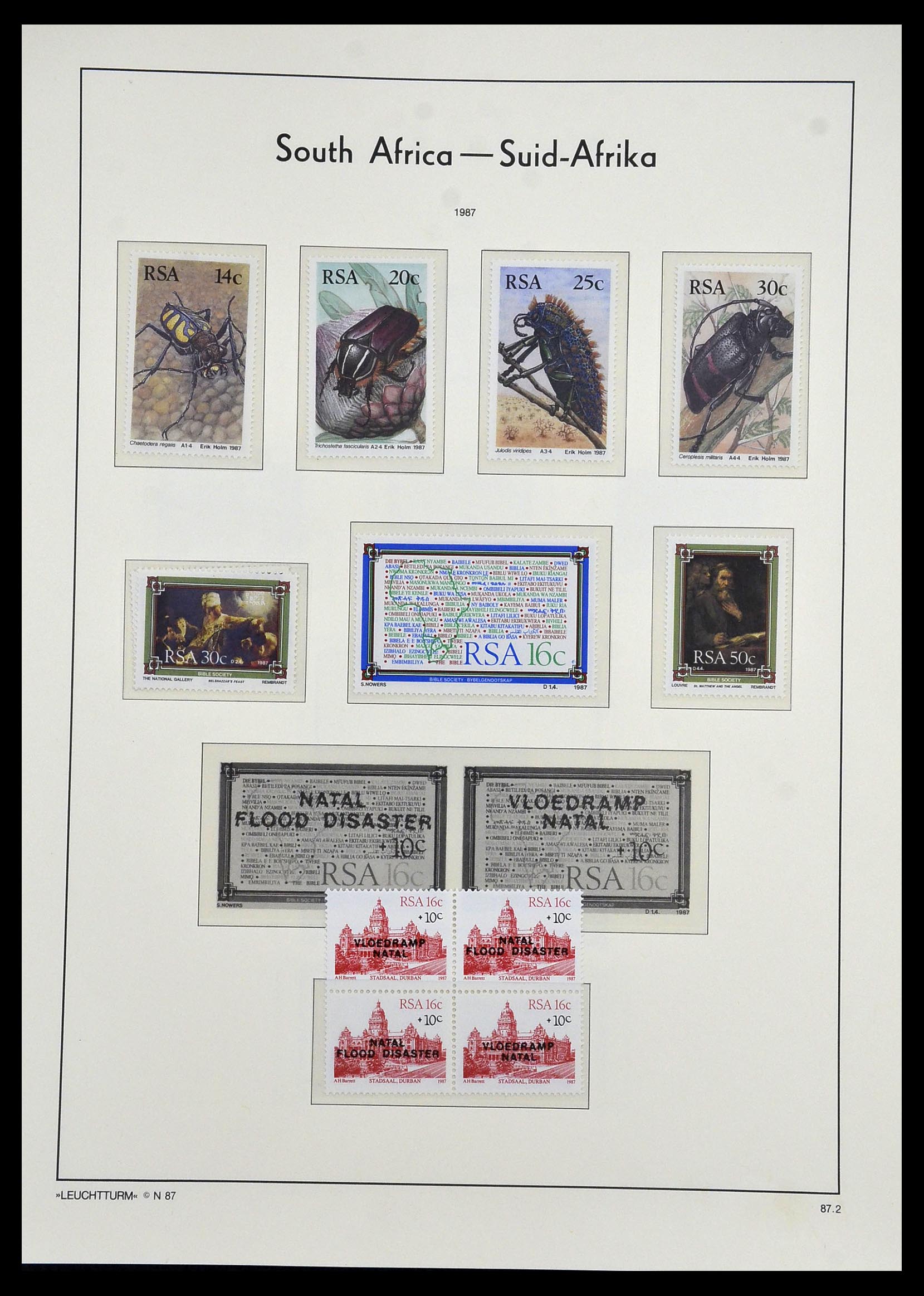 33969 087 - Postzegelverzameling 33969 Zuid Afrika 1910-1997.
