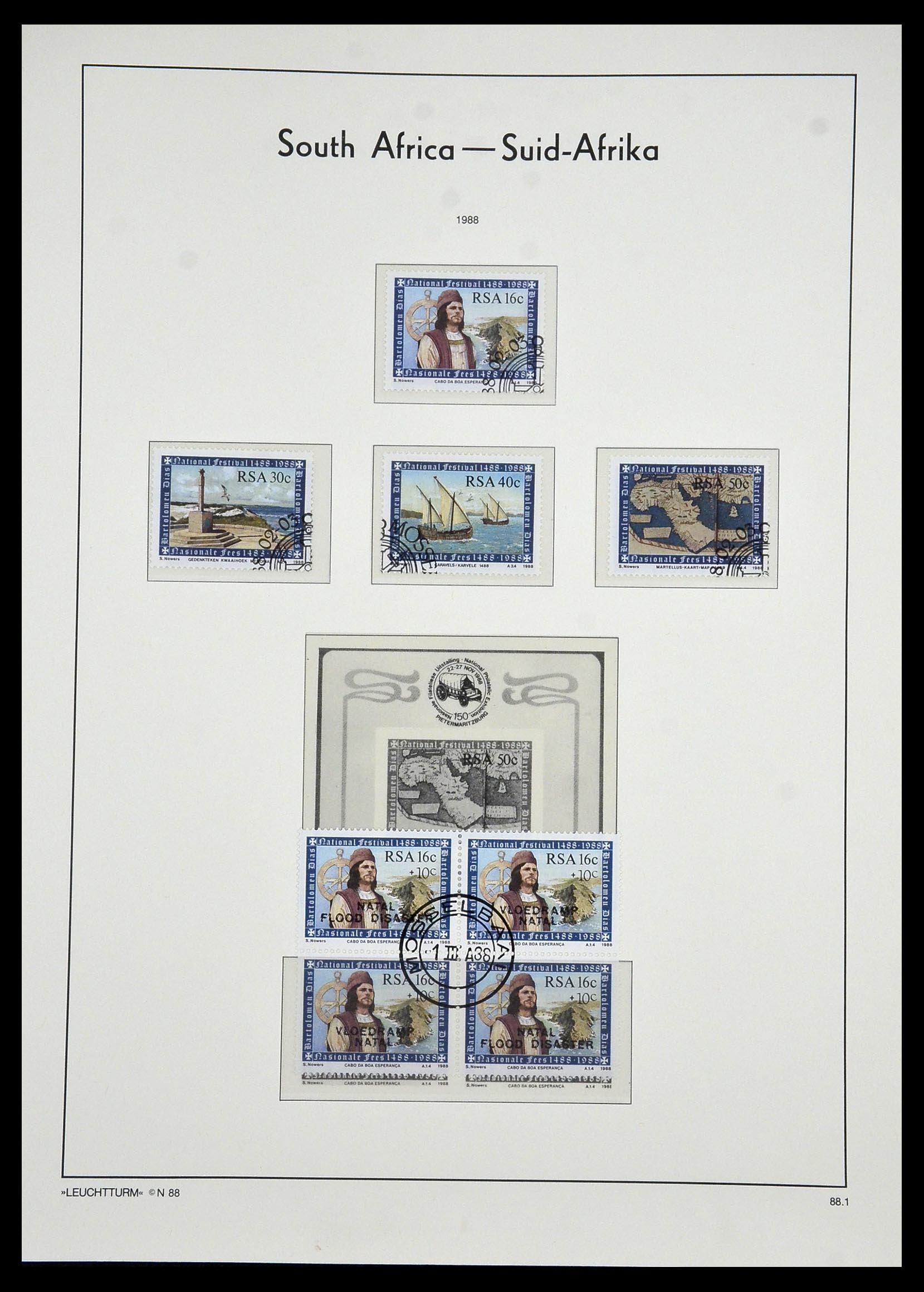 33969 088 - Postzegelverzameling 33969 Zuid Afrika 1910-1997.