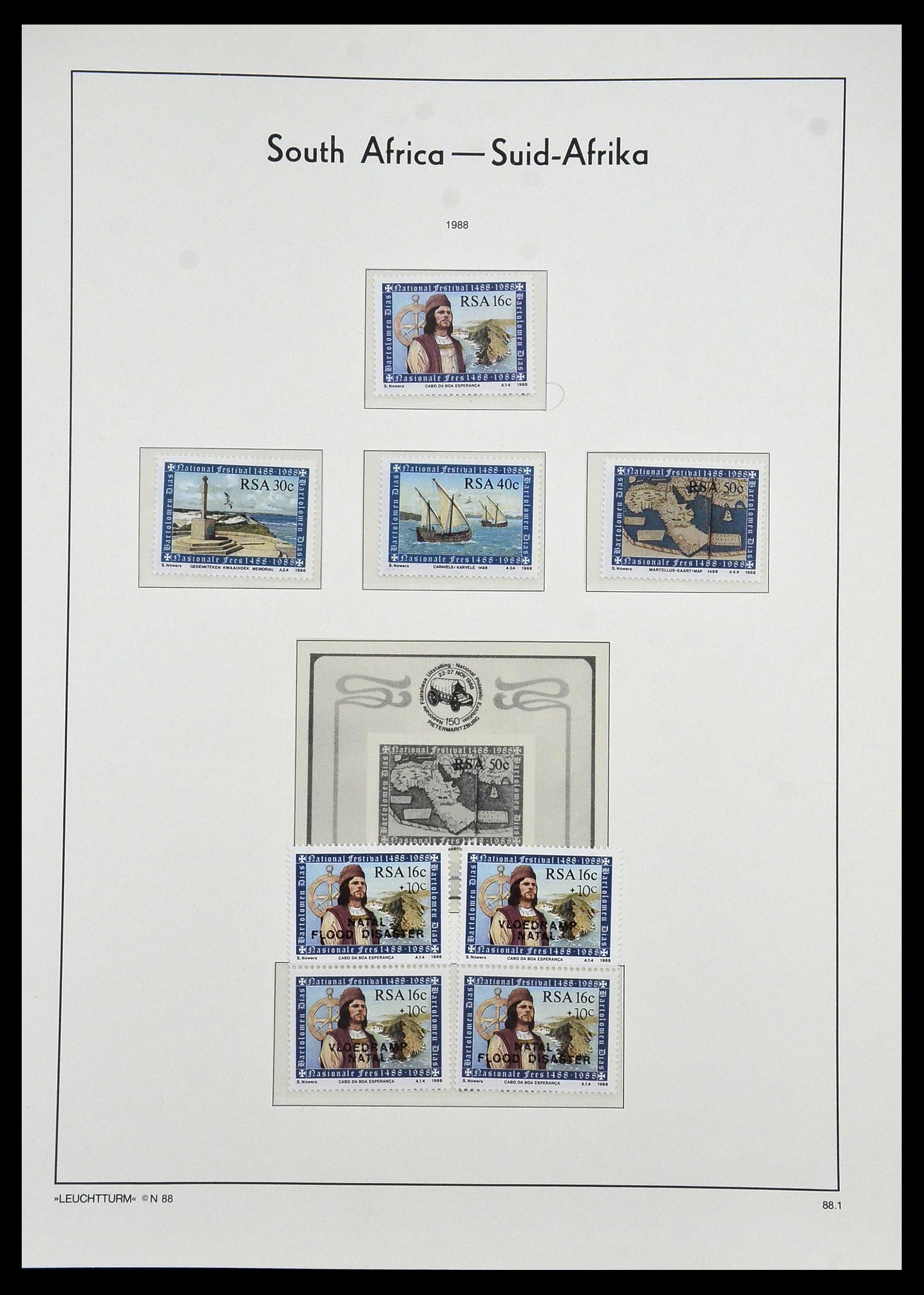 33969 089 - Postzegelverzameling 33969 Zuid Afrika 1910-1997.