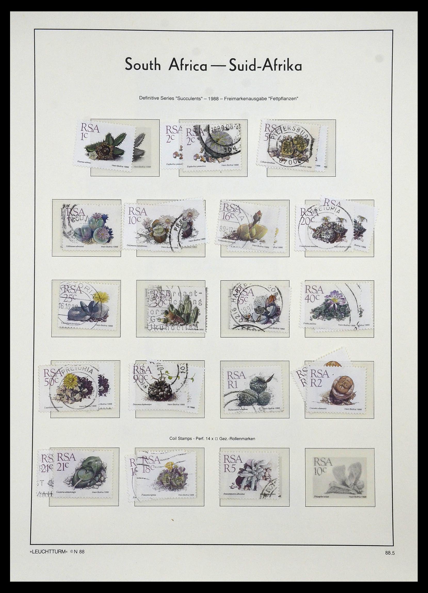 33969 099 - Postzegelverzameling 33969 Zuid Afrika 1910-1997.