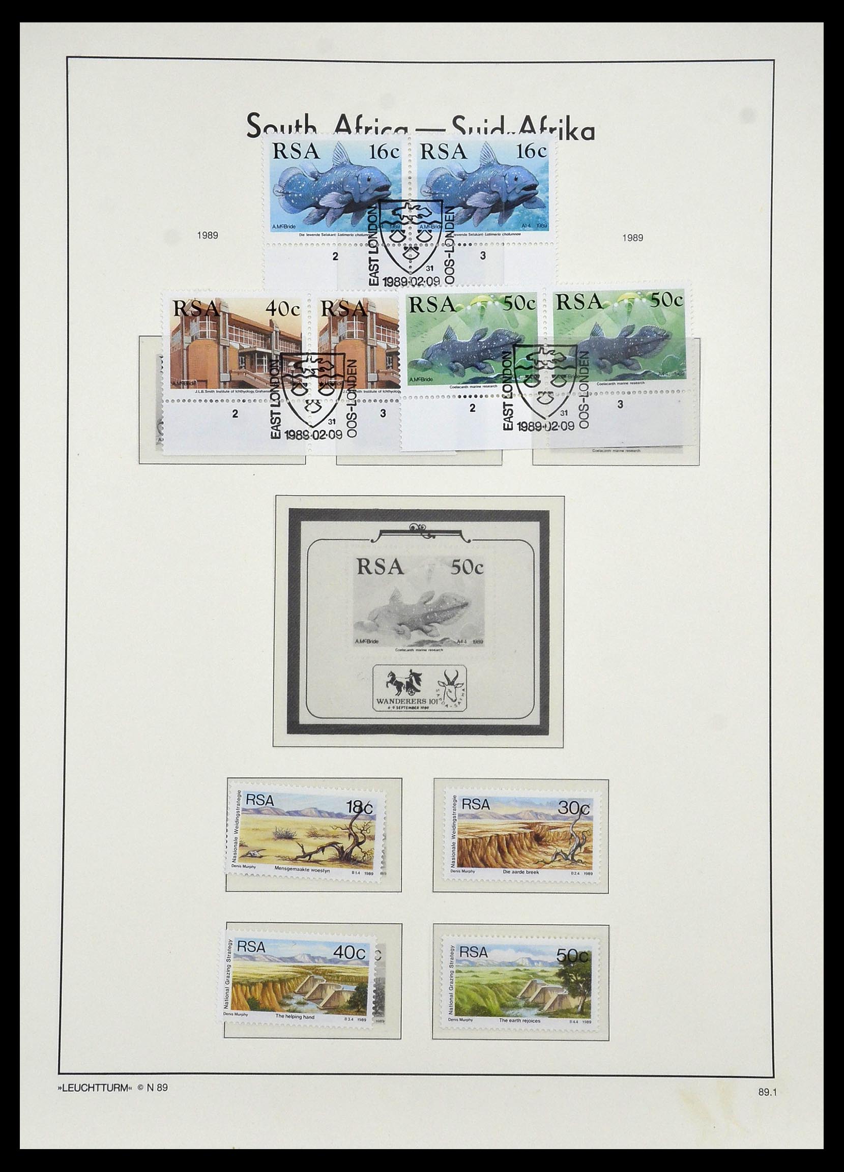 33969 100 - Postzegelverzameling 33969 Zuid Afrika 1910-1997.