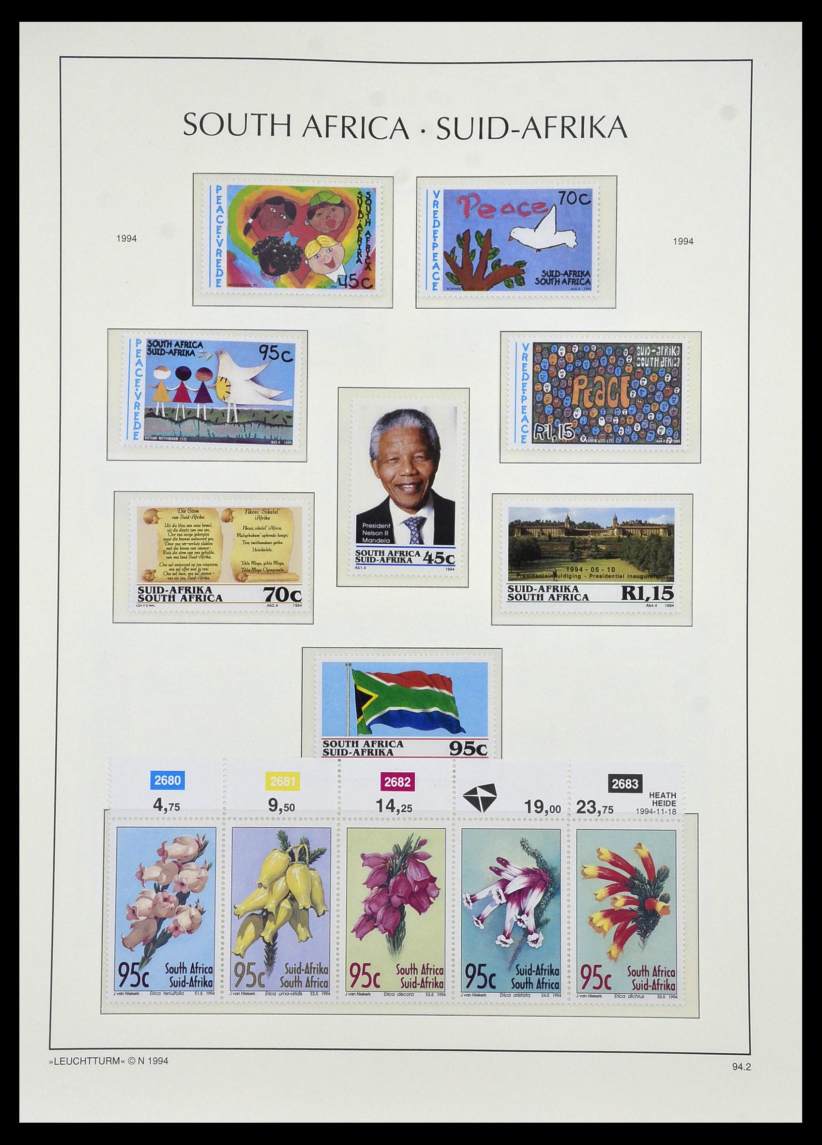 33969 133 - Stamp collection 33969 South Africa 1910-1997.