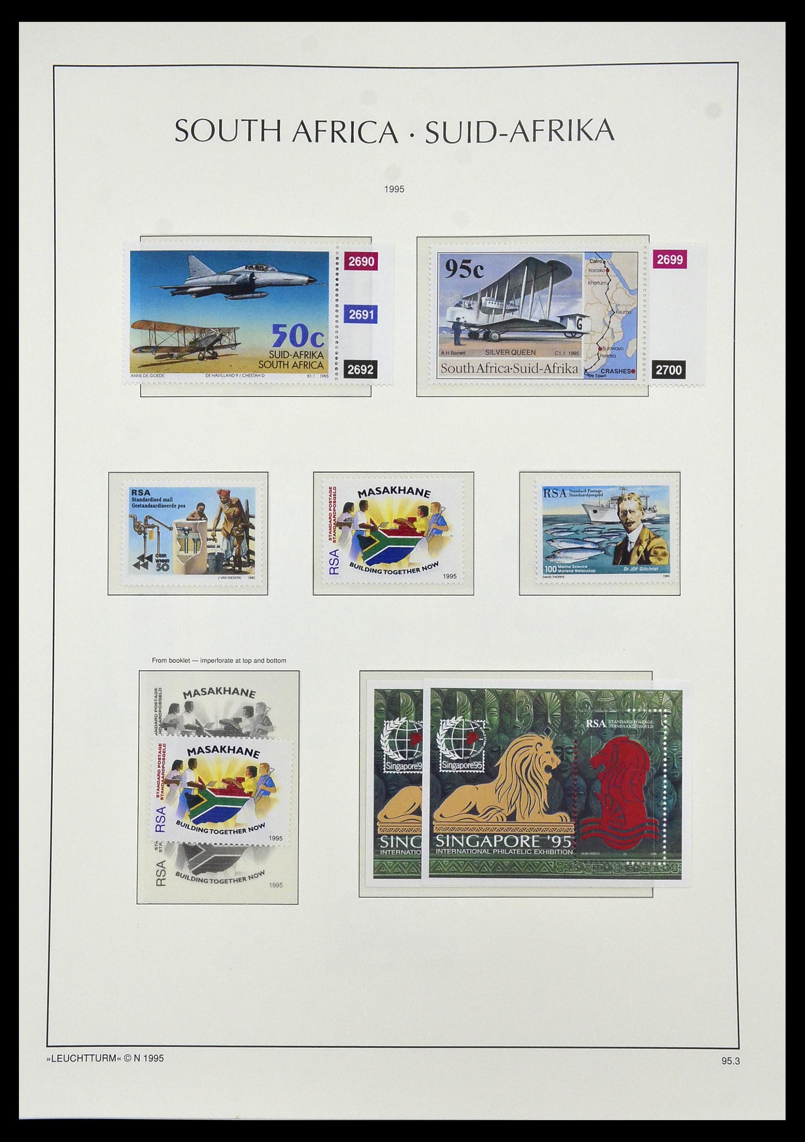 33969 142 - Postzegelverzameling 33969 Zuid Afrika 1910-1997.