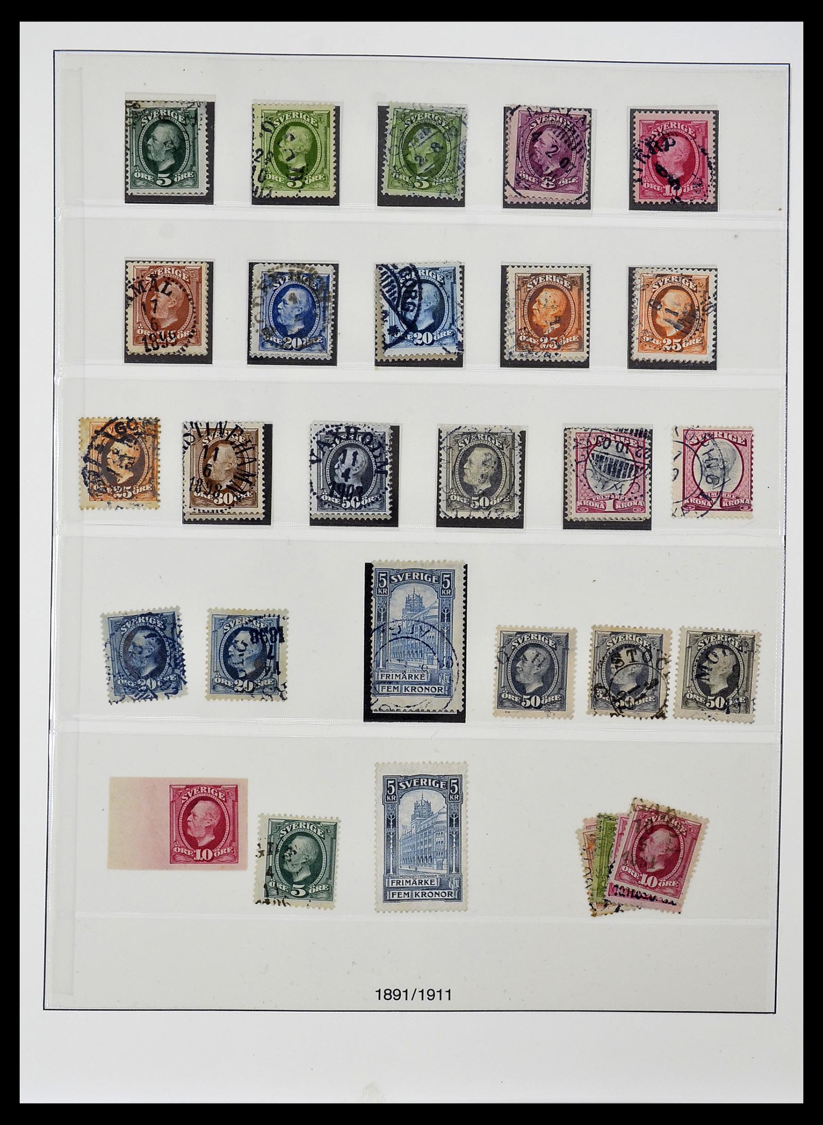 33970 006 - Stamp collection 33970 Sweden 1855-1991.